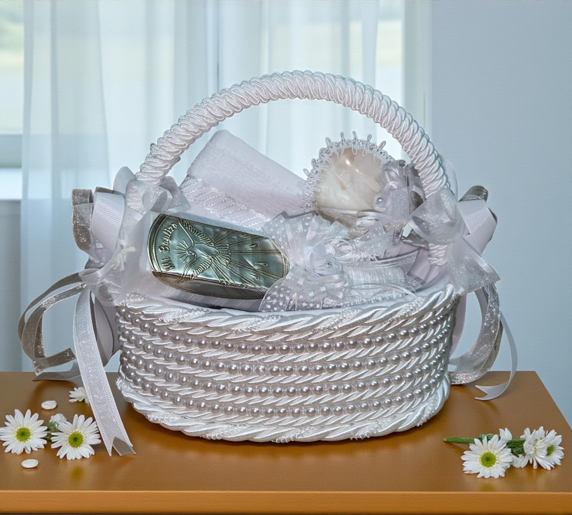 Kit de Vela Bautizo Canasta 04