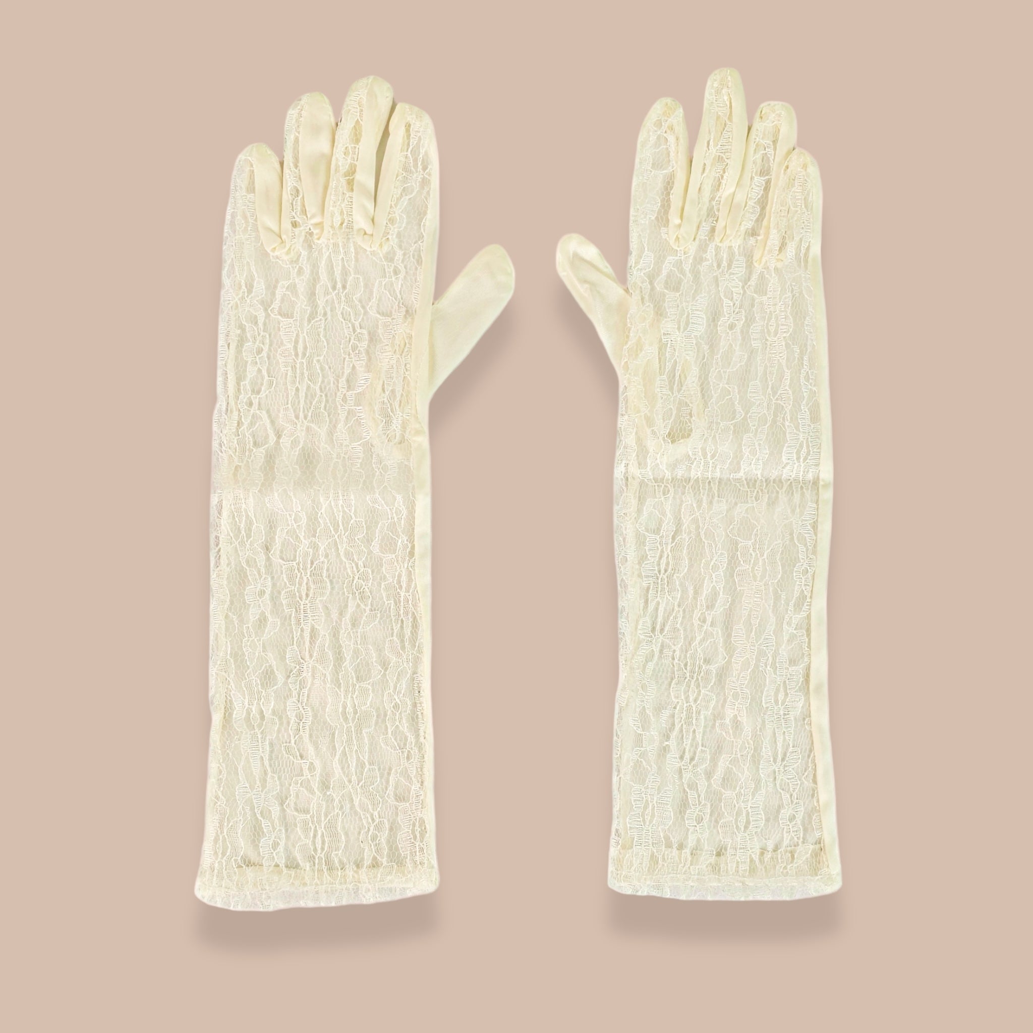 Guantes Primera Comunión Encaje 3/4