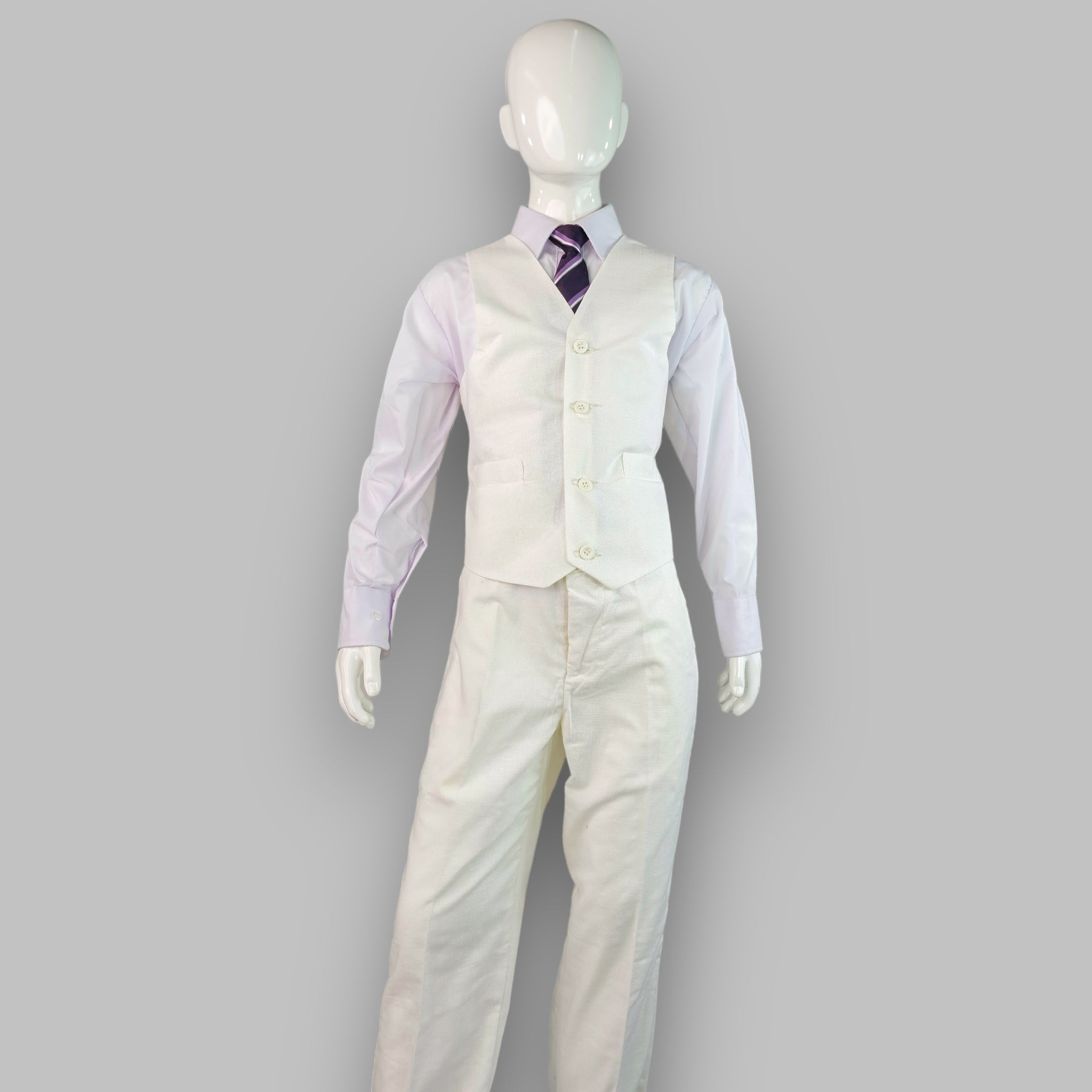 Traje Infantil Bautizo Lino 2