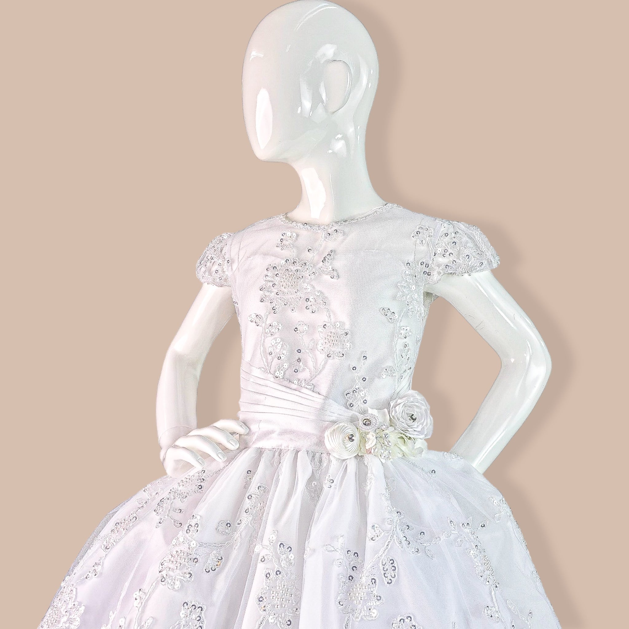 Vestido Primera Comunión Desmontable Gaby