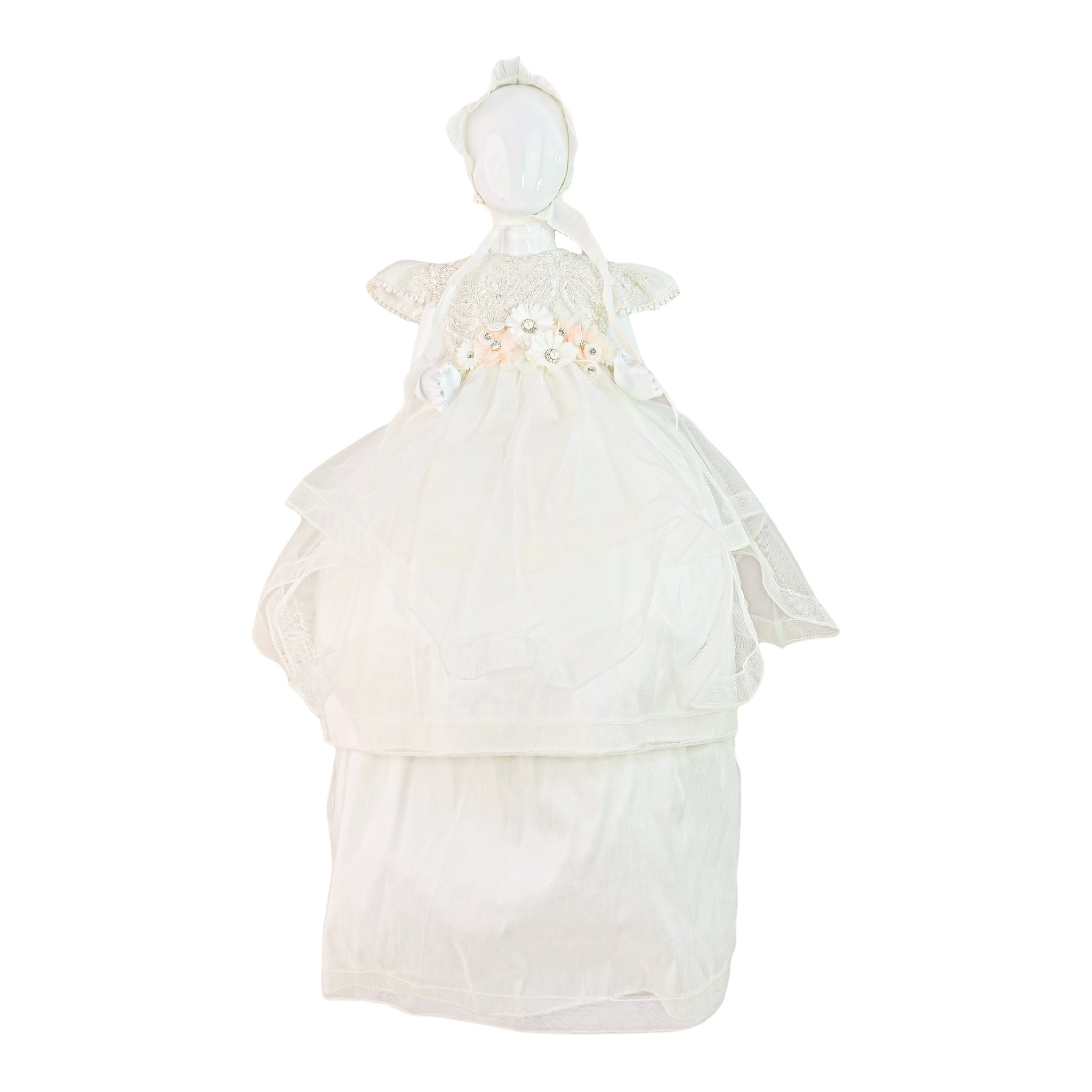 Ropón Niña Desmontable Organza