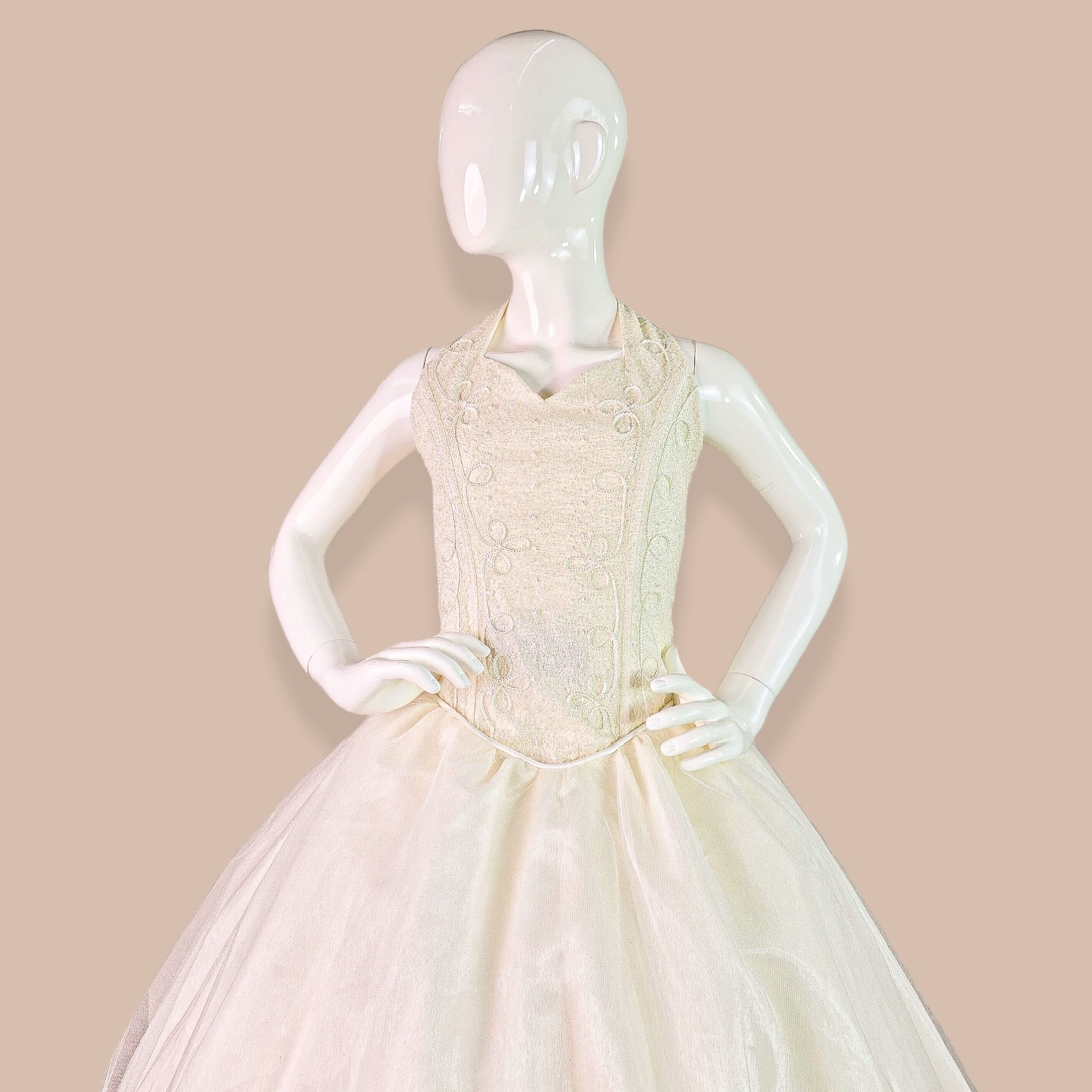 Vestido Primera Comunión Halter