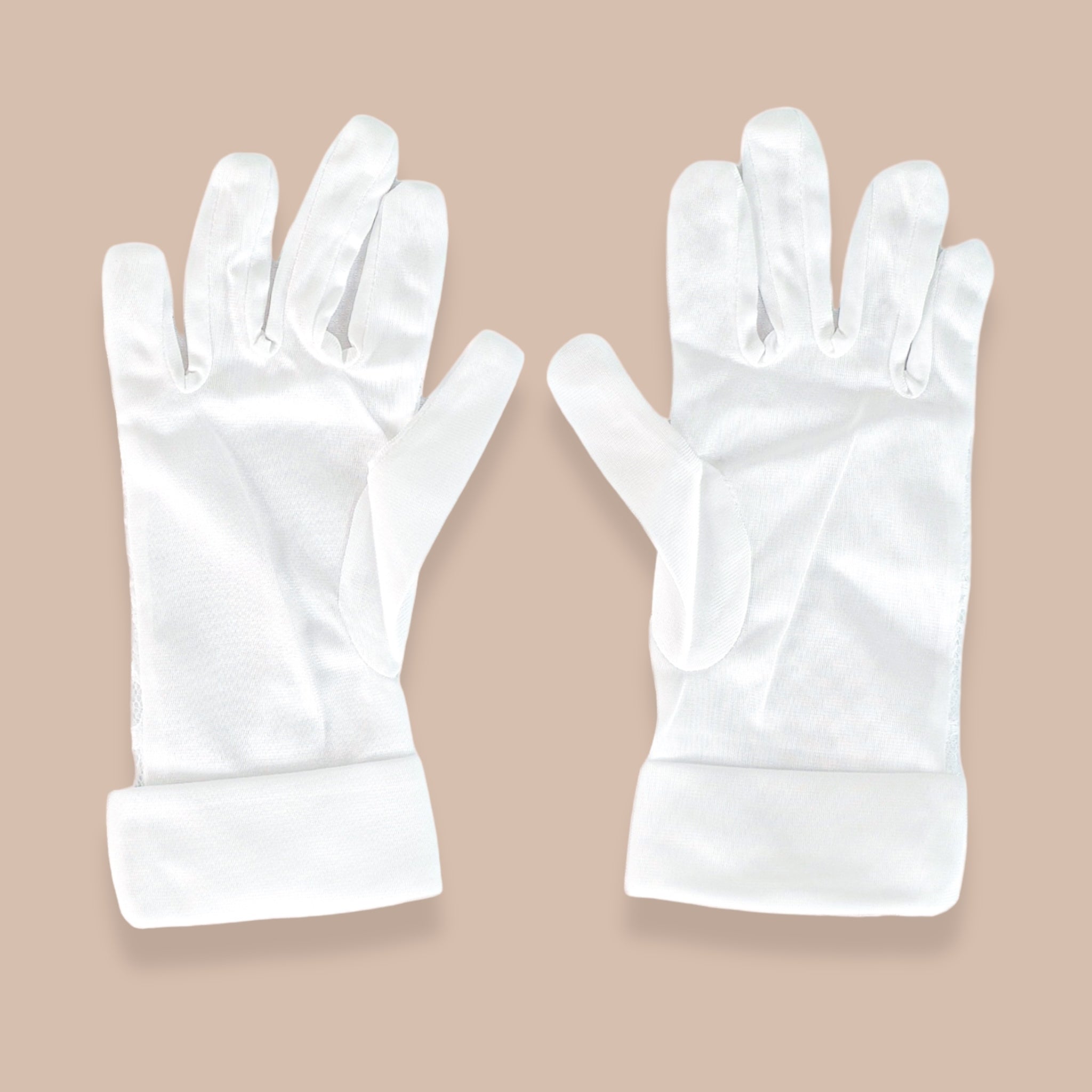 Guantes Primera Comunión Encaje Cortos