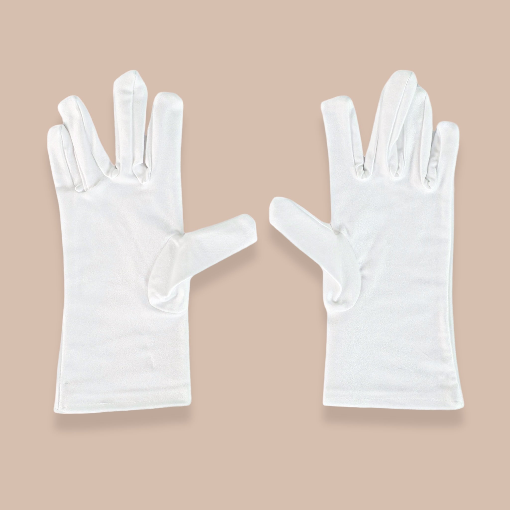 Guantes Primera Comunión Licra Liso Corto