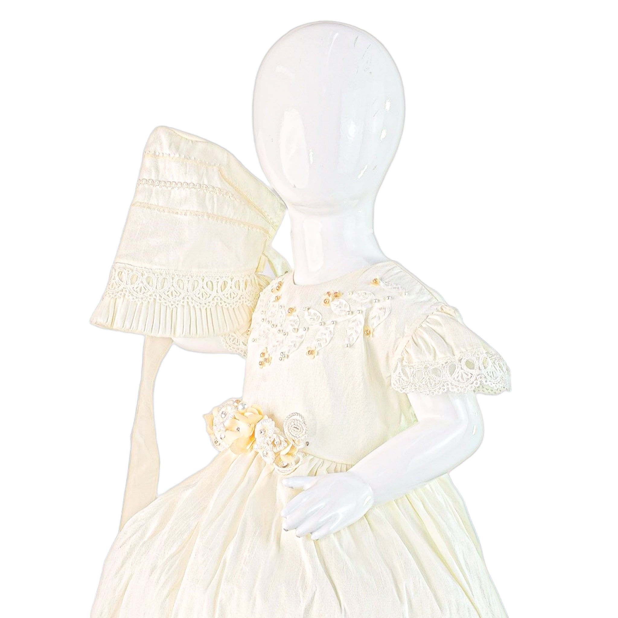 Vestido Bautizo B-233-F Shantung