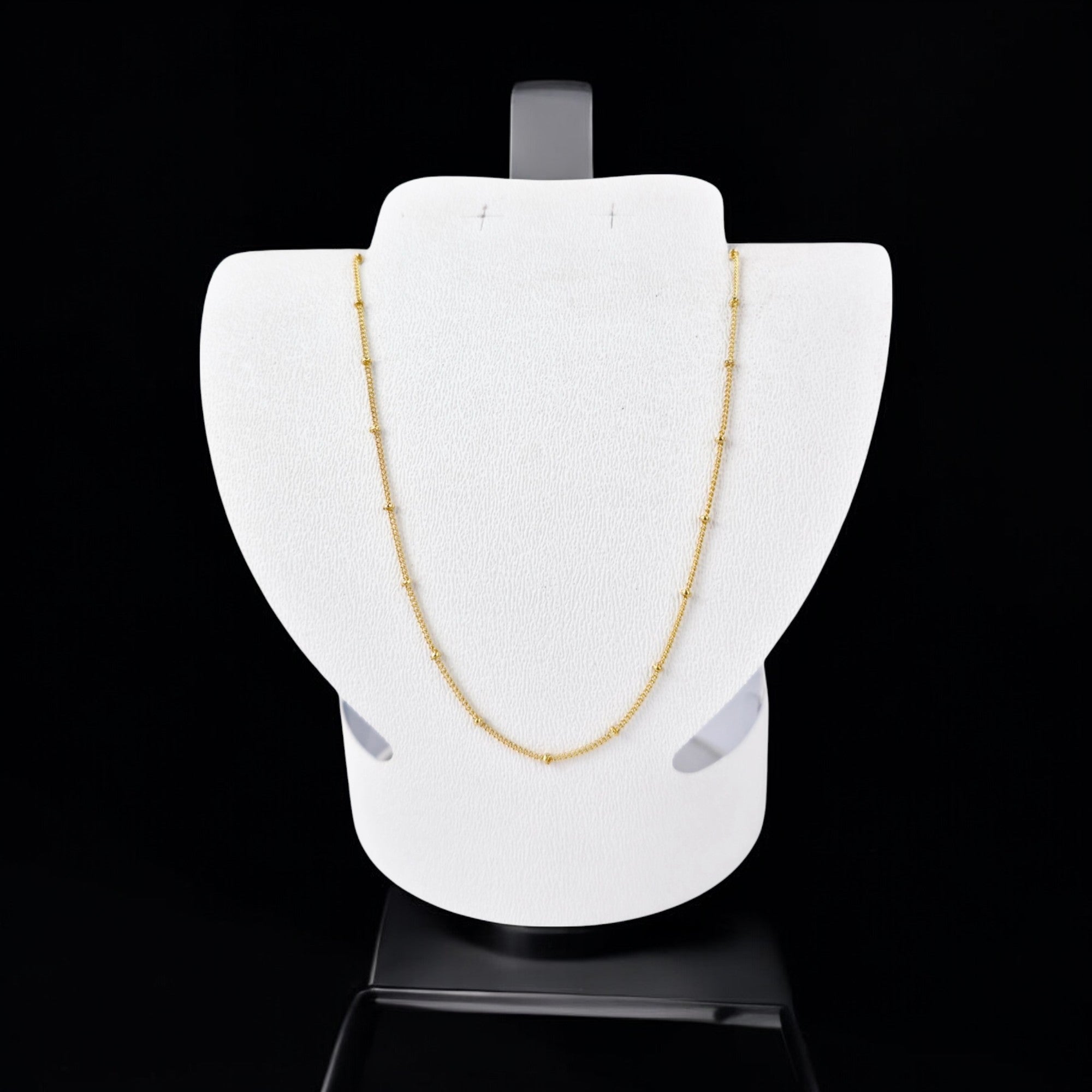 Cadena Barbada Bolita 40 cm