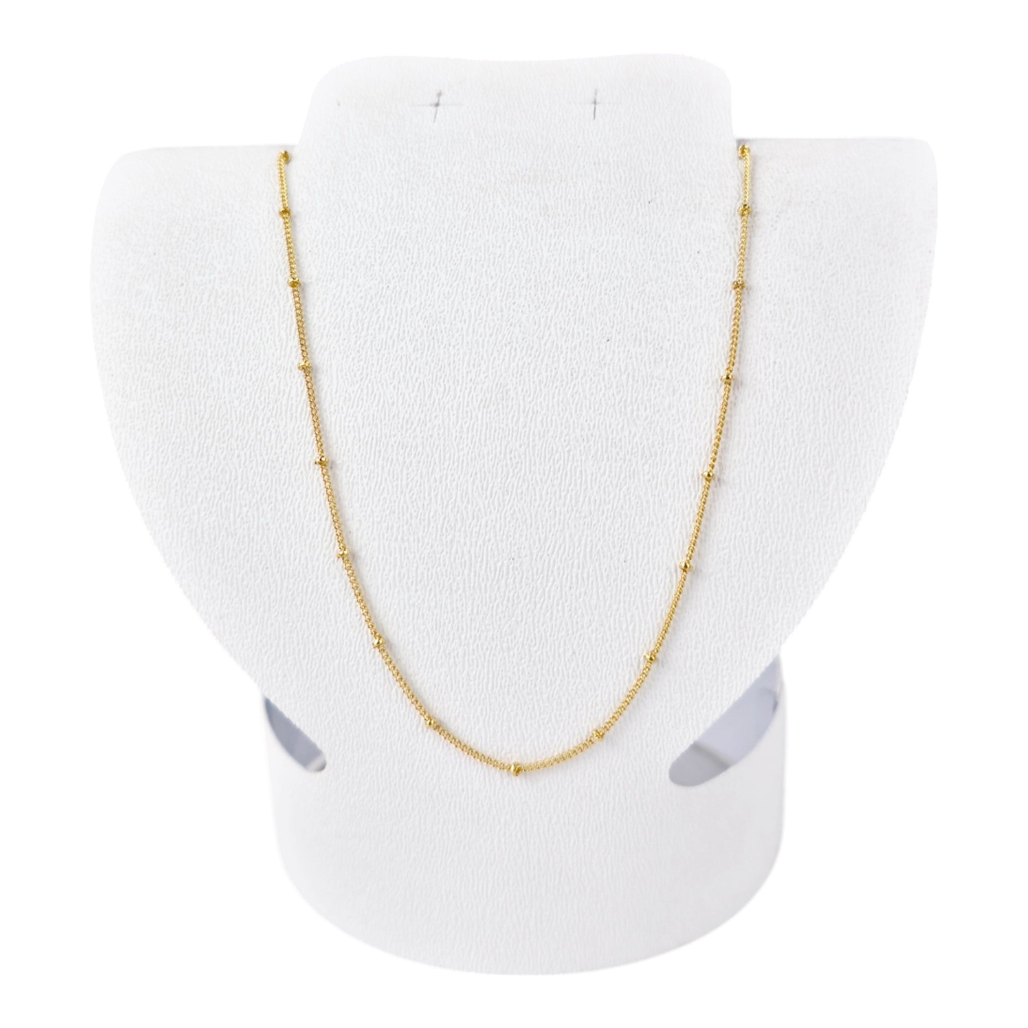 Cadena Barbada Bolita 40 cm