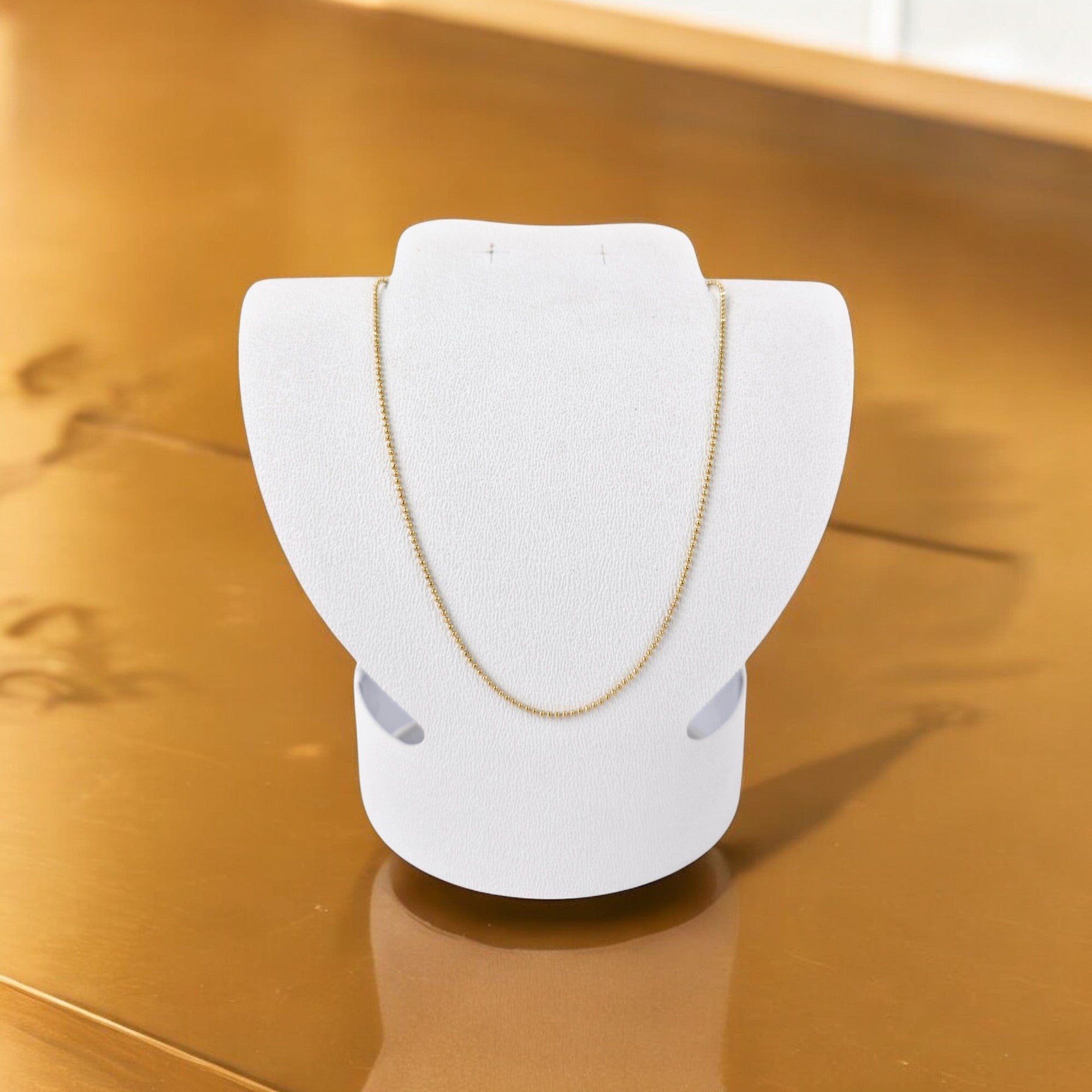 Cadena Bolita Diamantada 40 cm