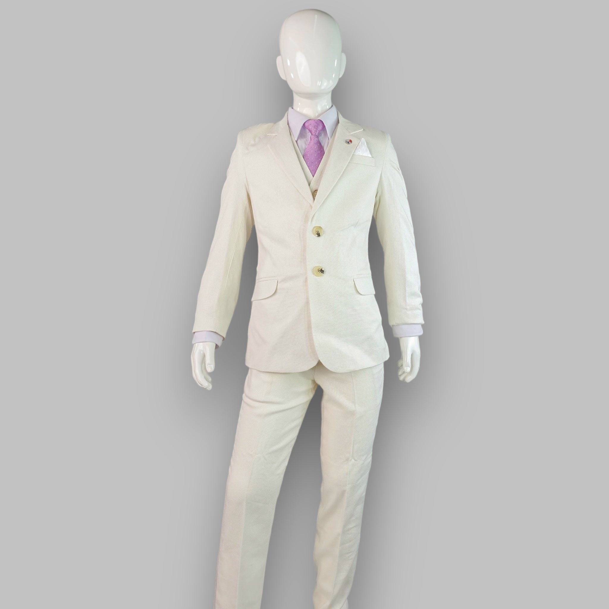 Traje Infantil Bautizo Lino