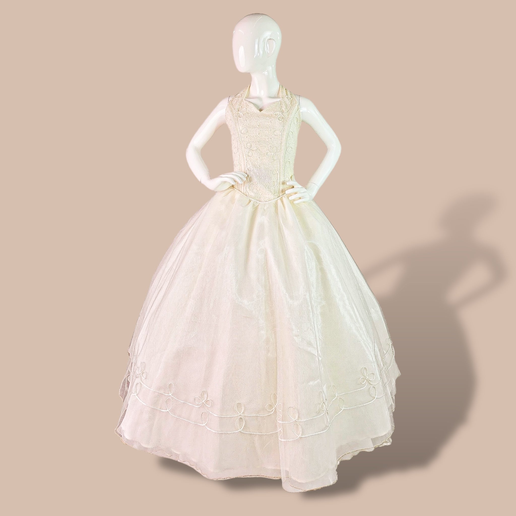Vestido Primera Comunión Halter