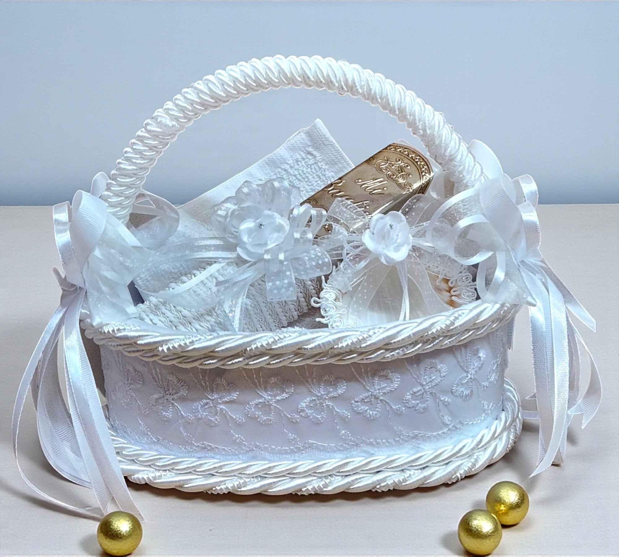 Kit de Vela Bautizo Canasta 02