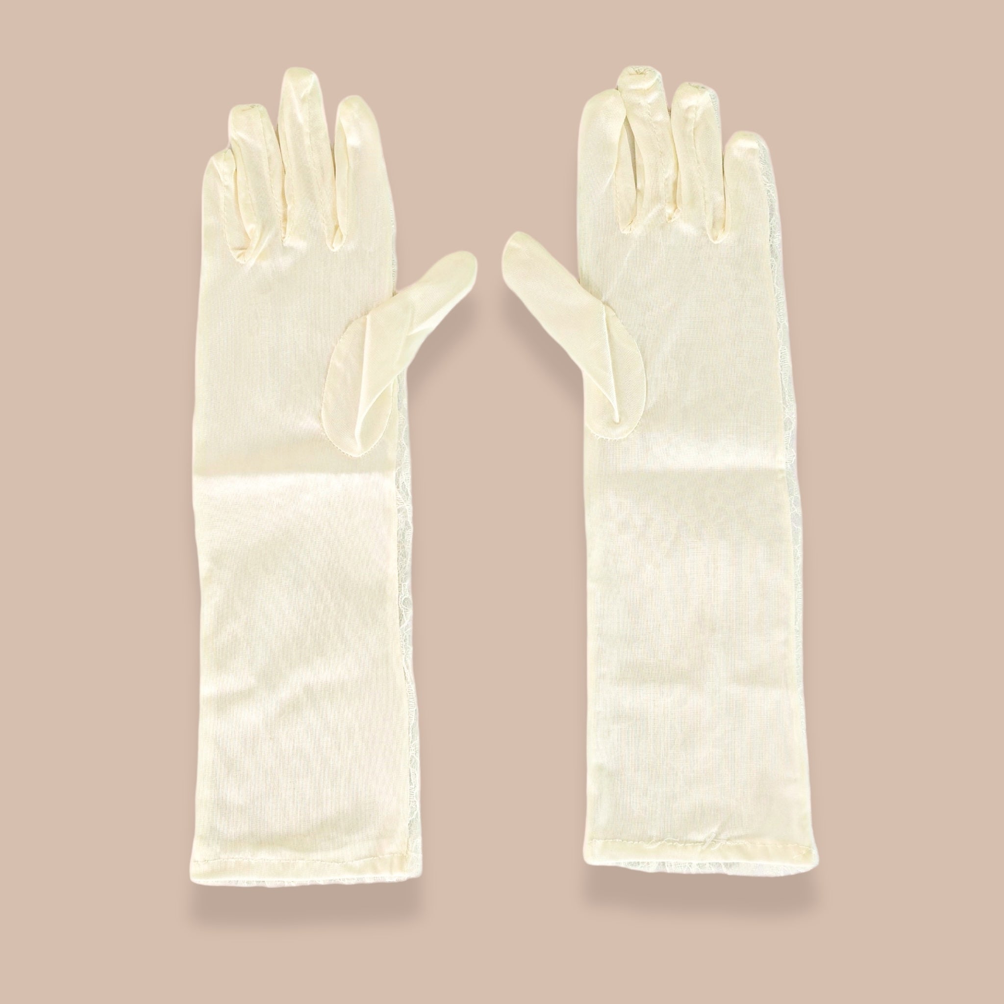 Guantes Primera Comunión Encaje 3/4