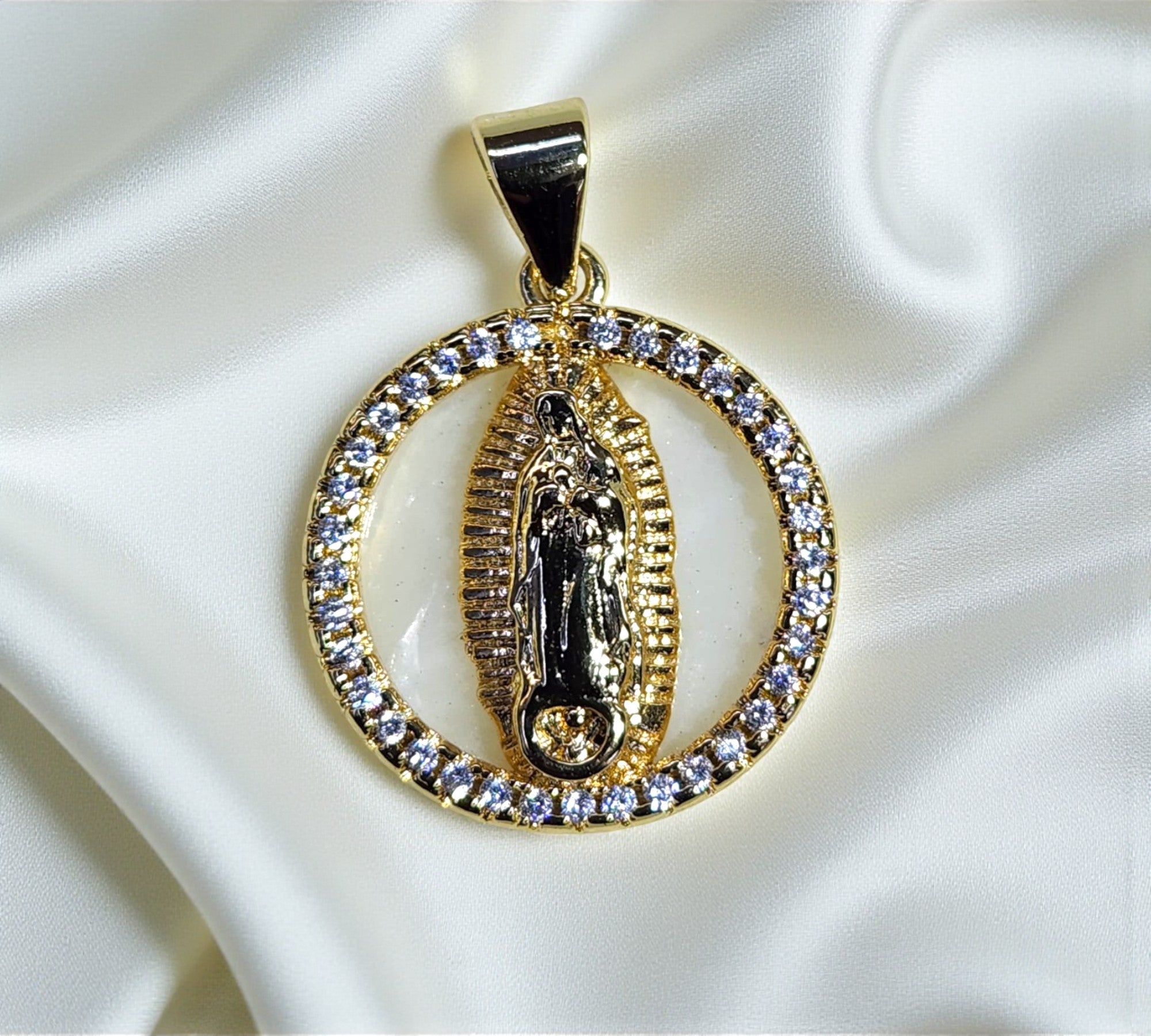 Medalla Guadalupe Boleada 15mm