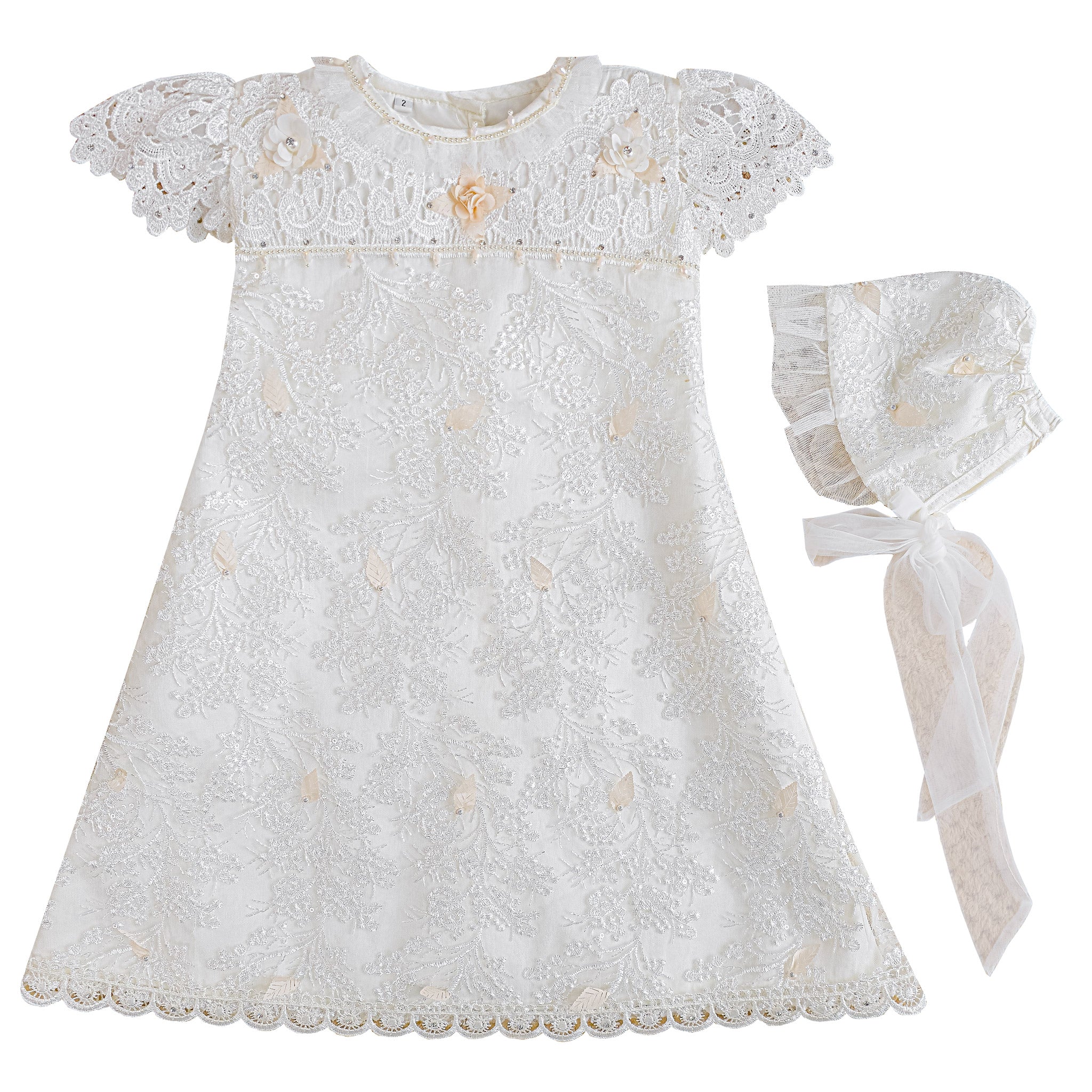 Vestido Bautizo Mini Rita Shantung
