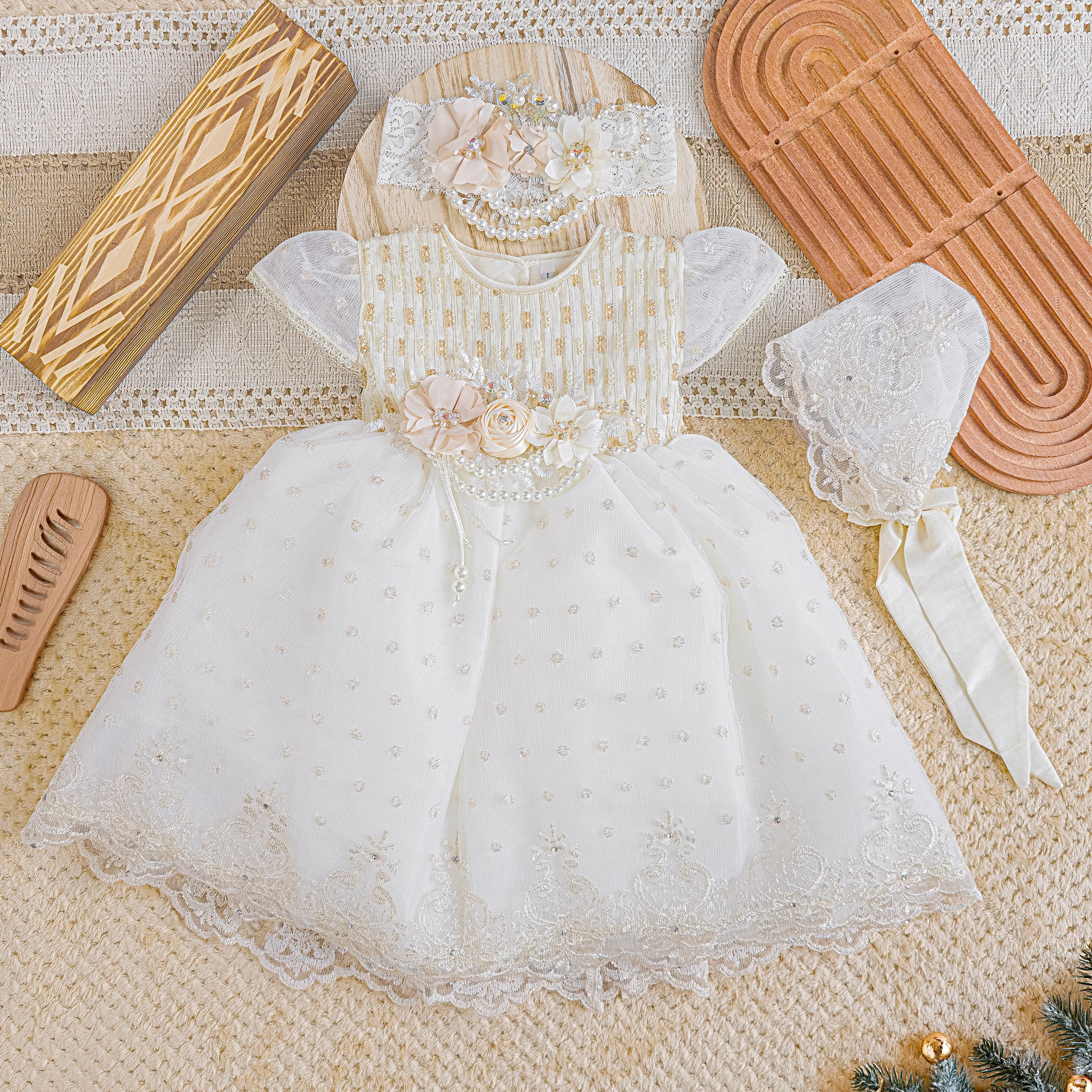 Vestido Bautizo Mini Rosalinda