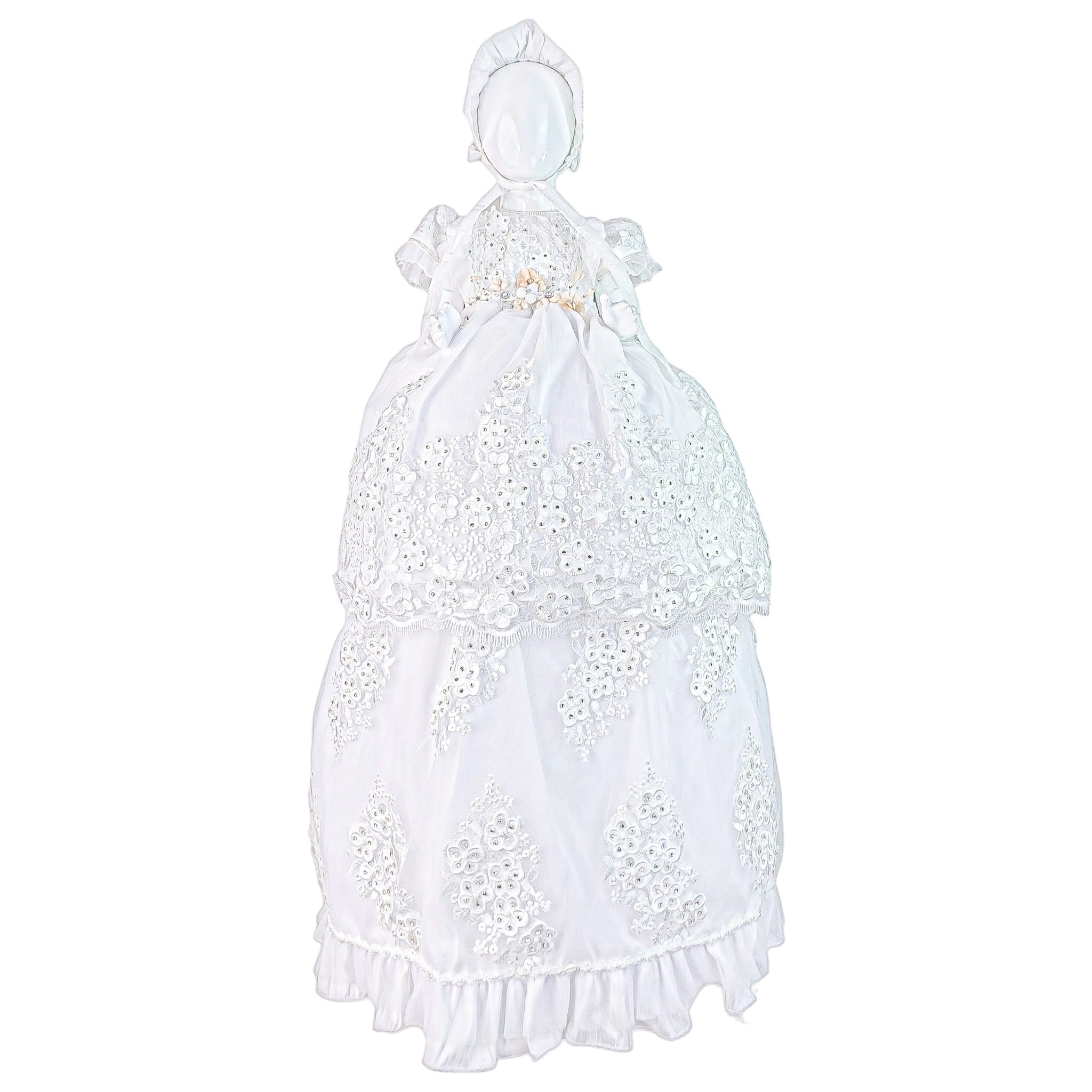 Ropón Niña Desmontable Flor 3D