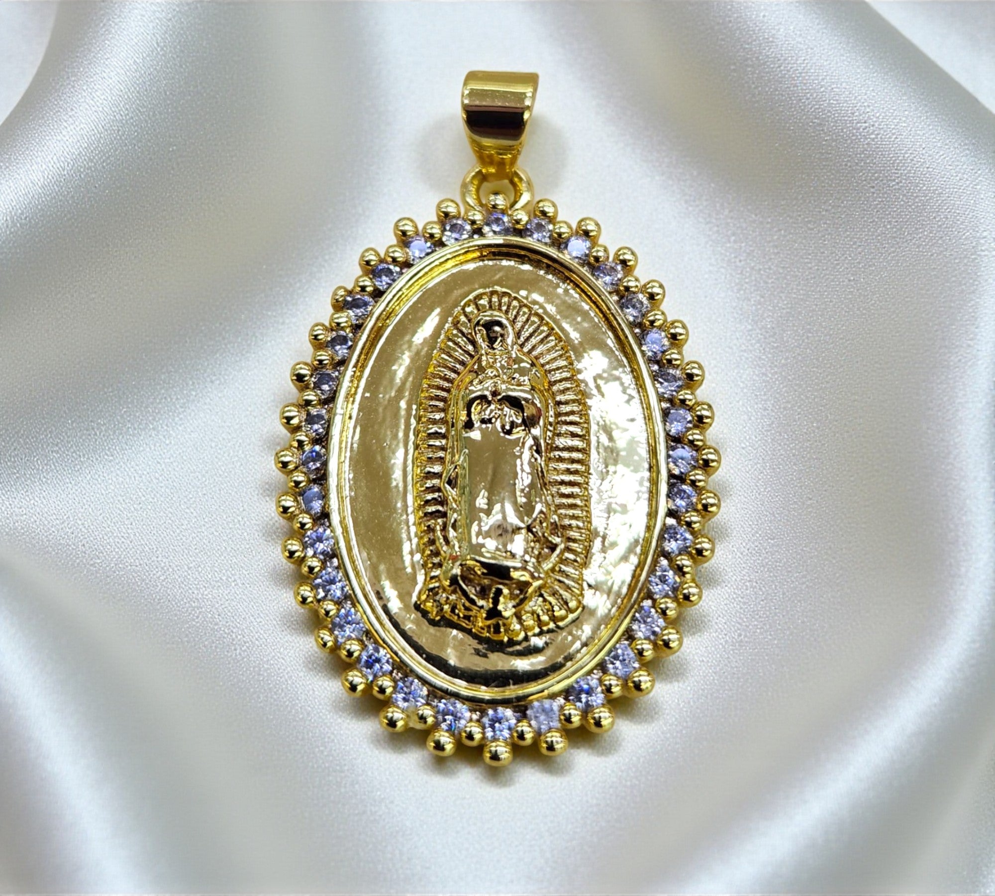 Medalla Virgen Circonia Grande