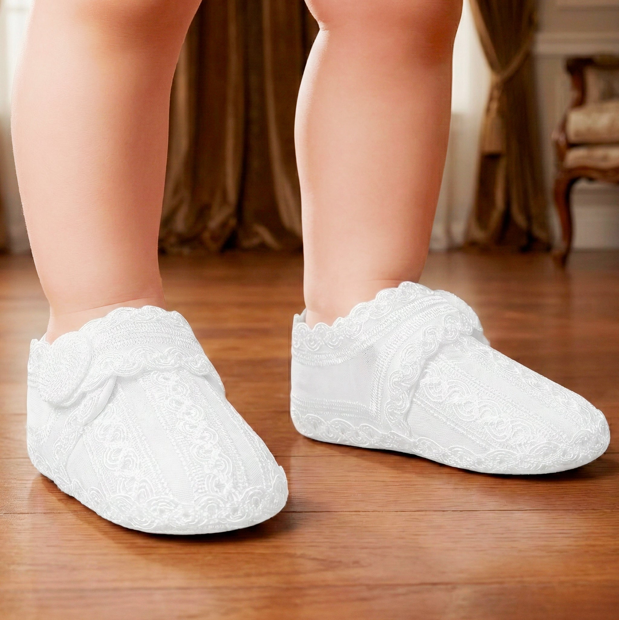 Zapato Tela Bautizo 017