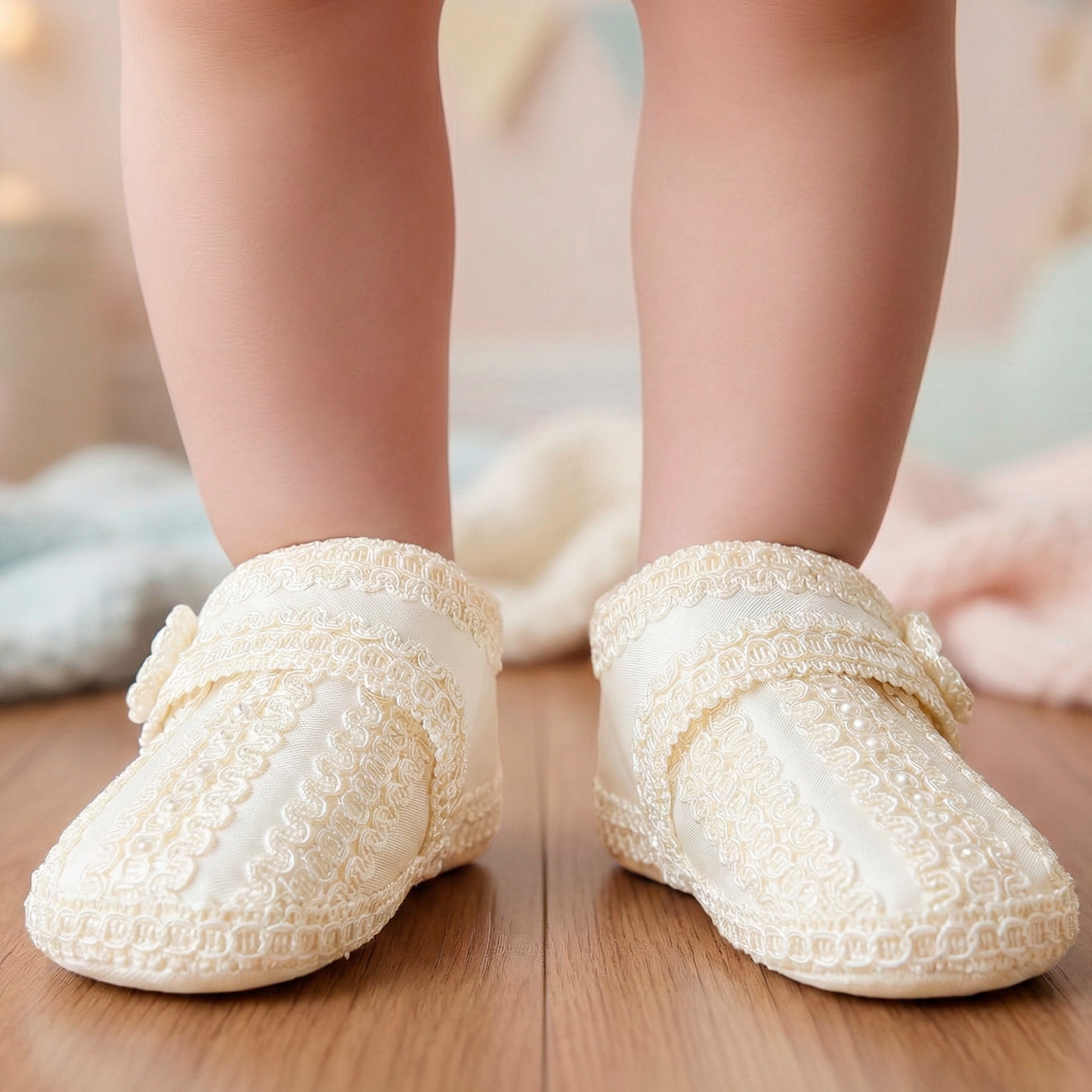 Zapato Tela Bautizo 020