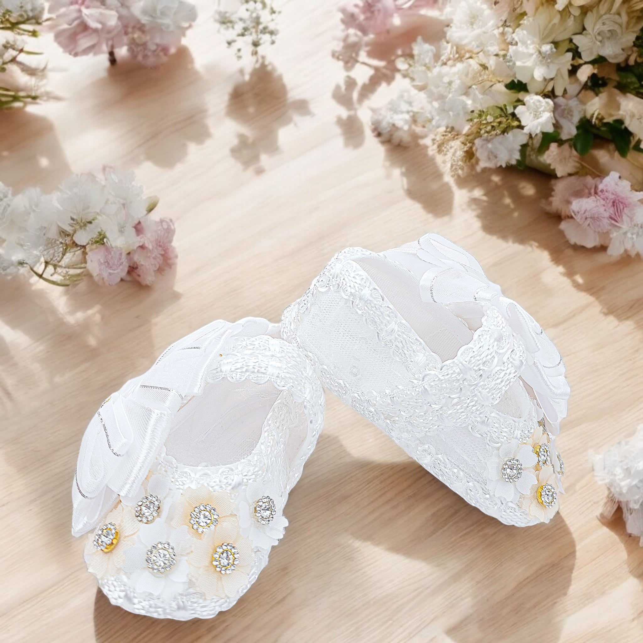 Zapato Tela Bautizo 058