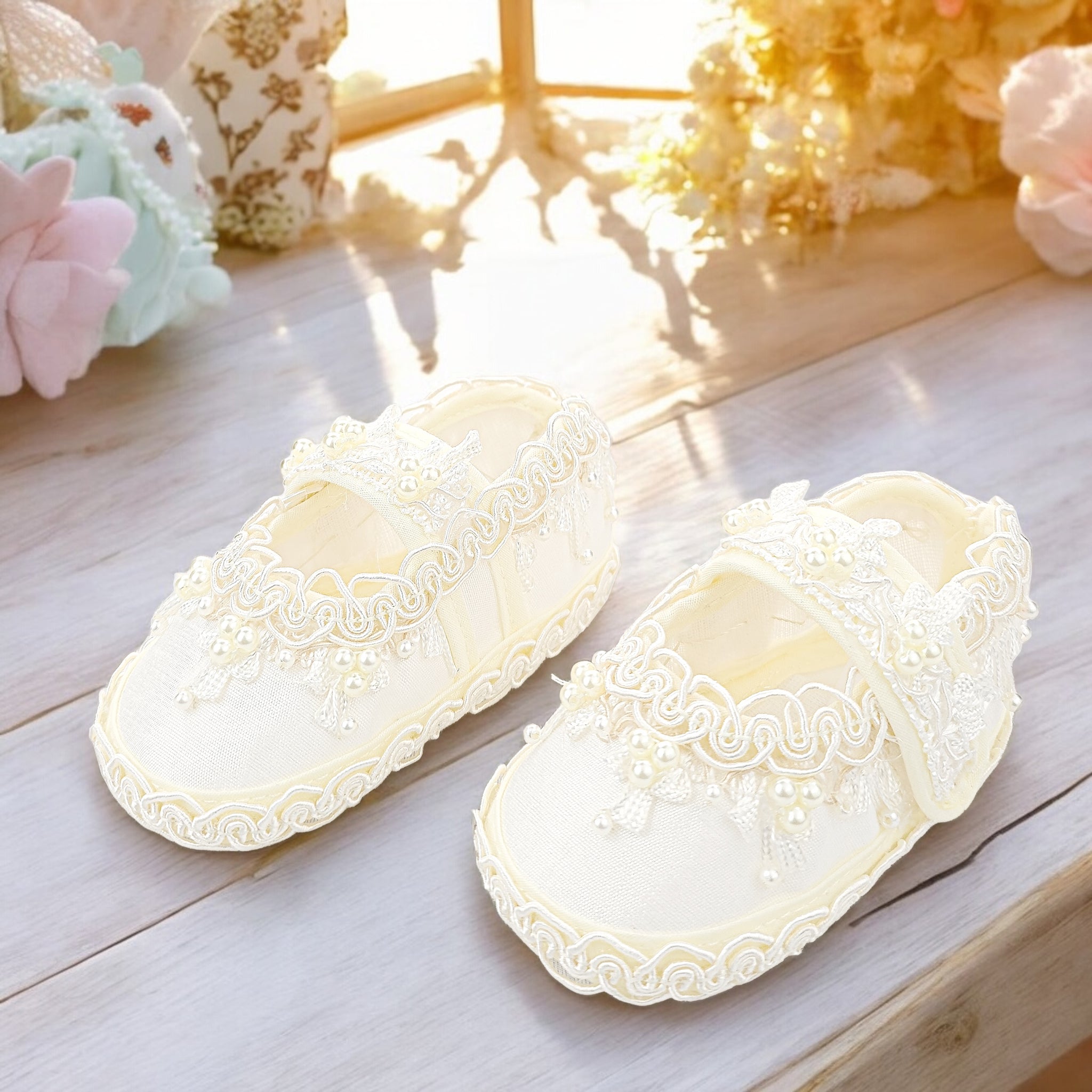 Zapato Tela Bautizo 421