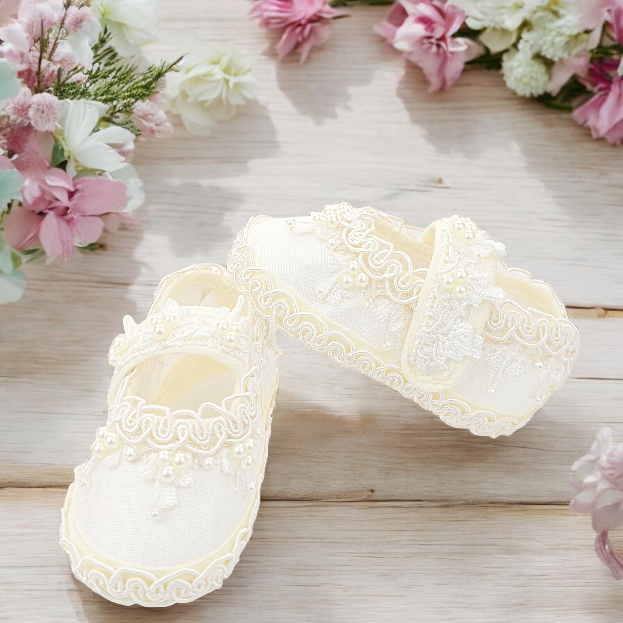 Zapato Tela Bautizo 421