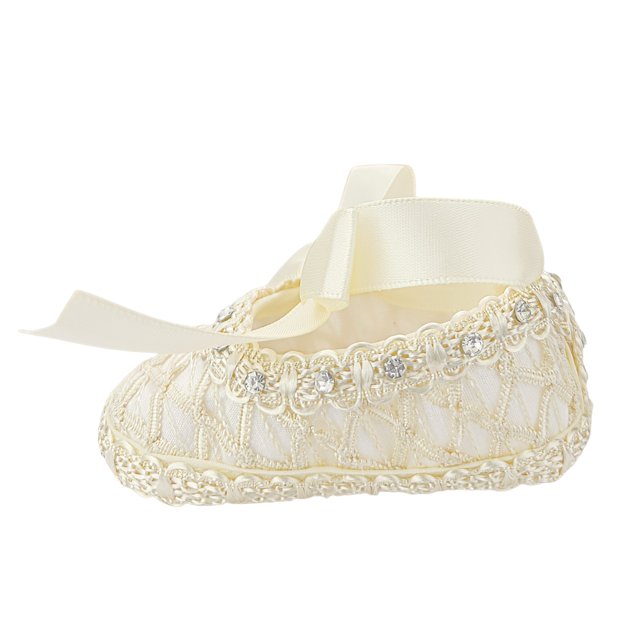 Zapato Tela Bautizo 406