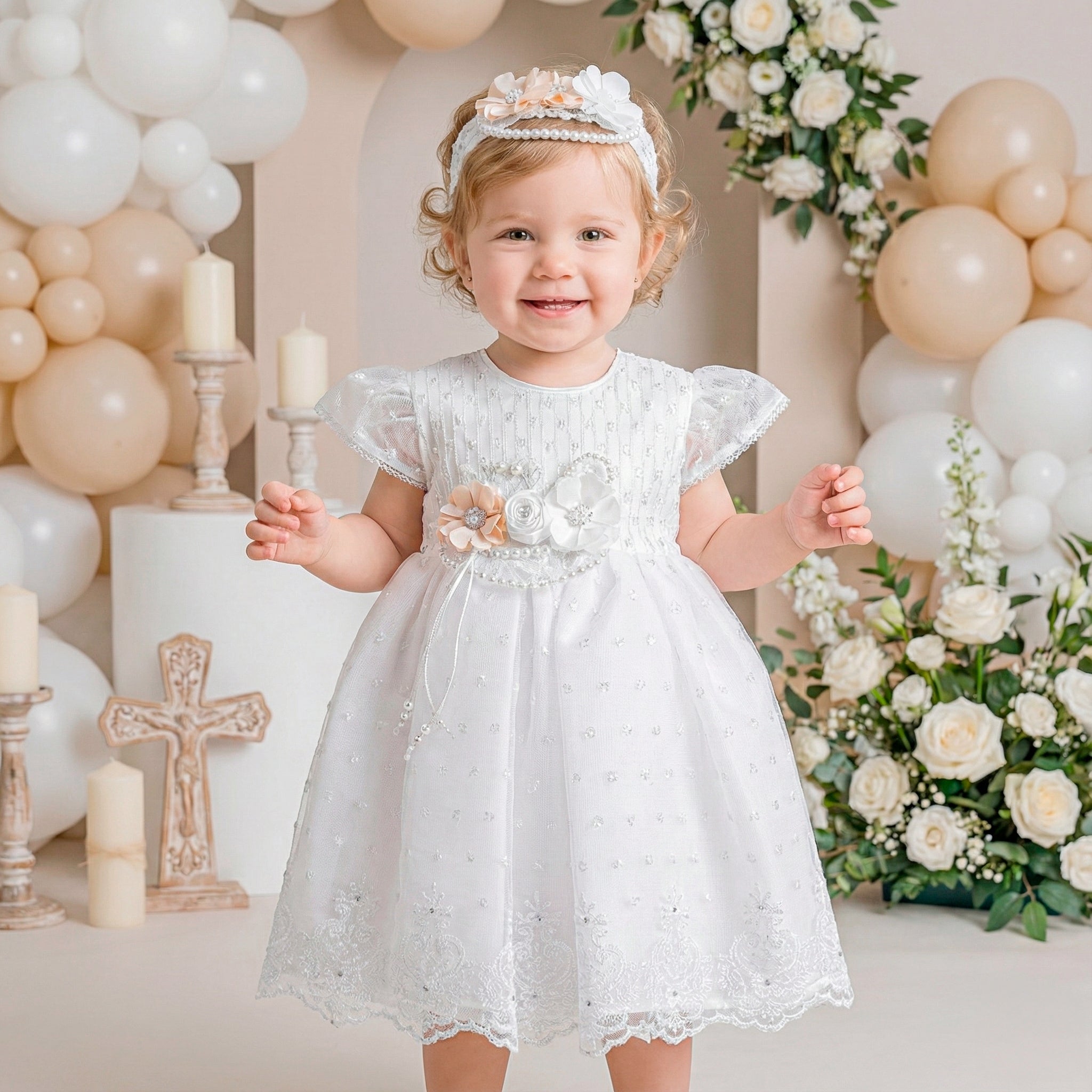 Vestido Bautizo Mini Rosalinda