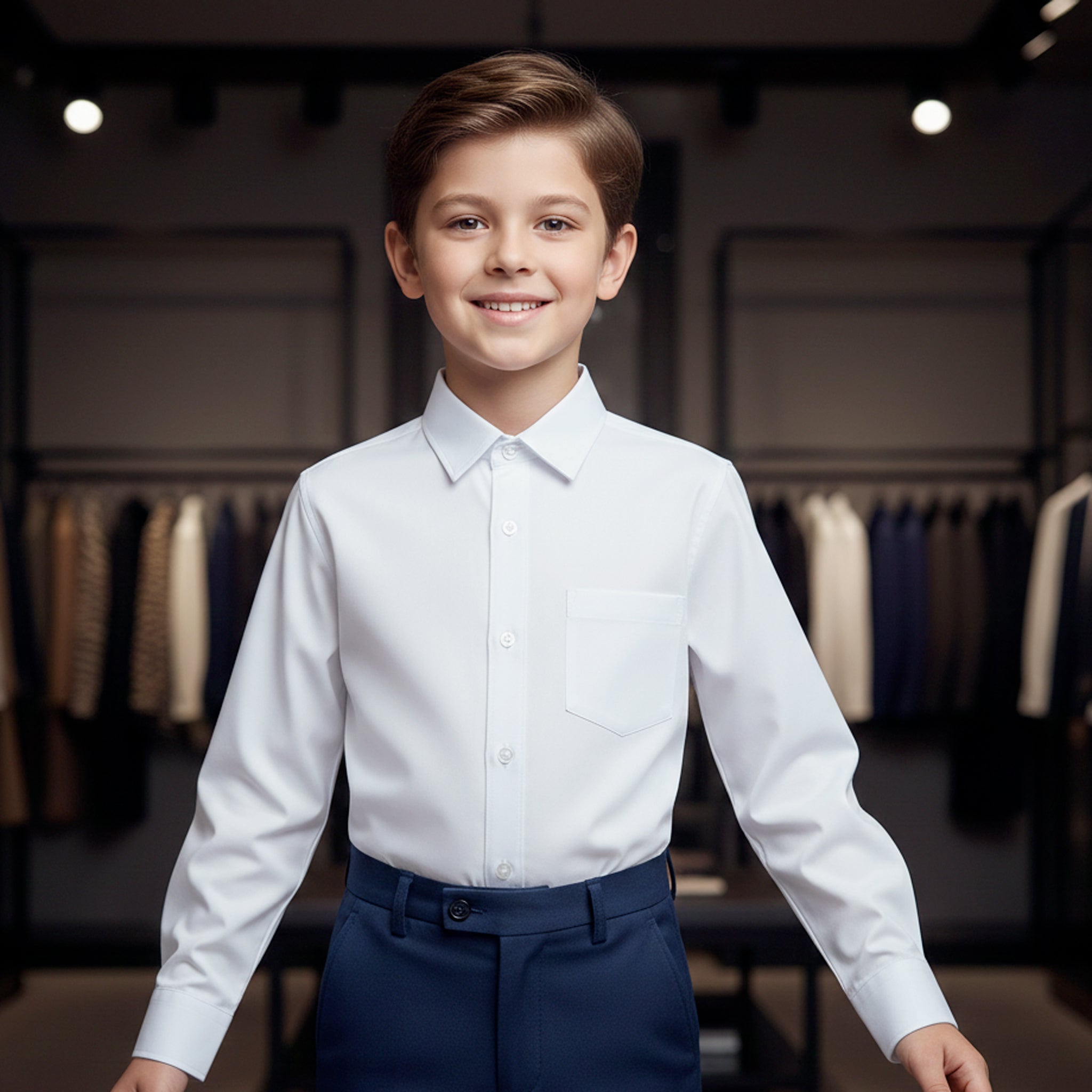 Camisa Manga Larga Blanco