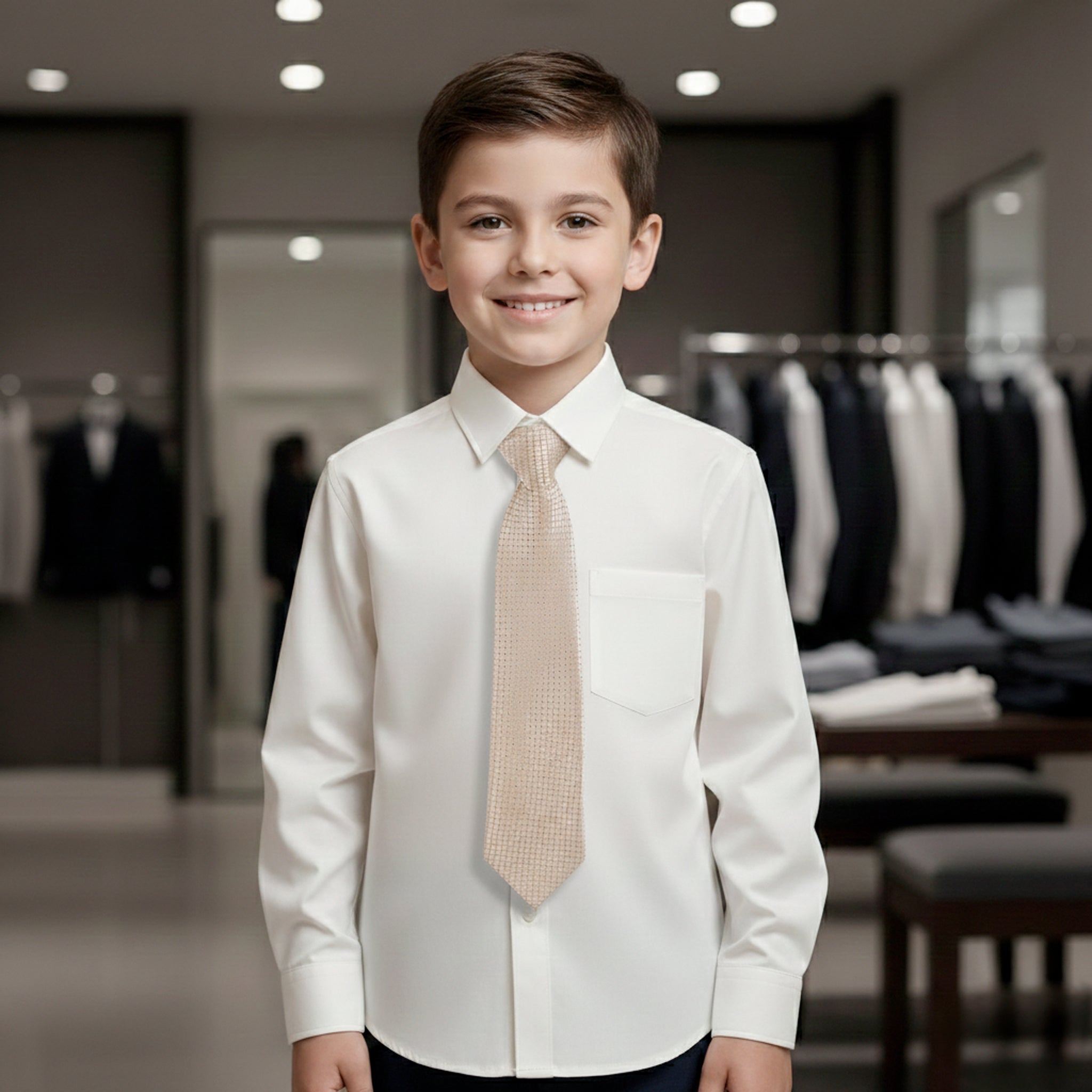 Camisa Manga Larga Hueso