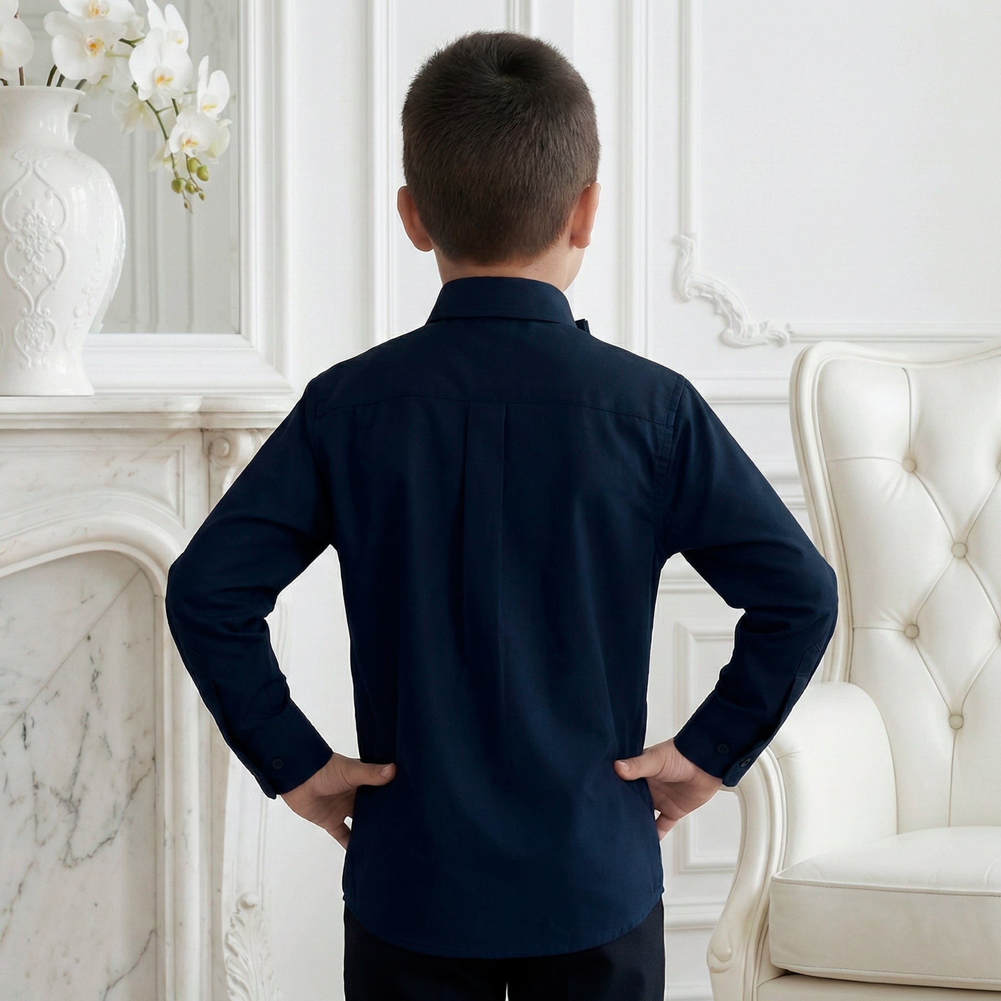 Camisa Manga Larga Marino