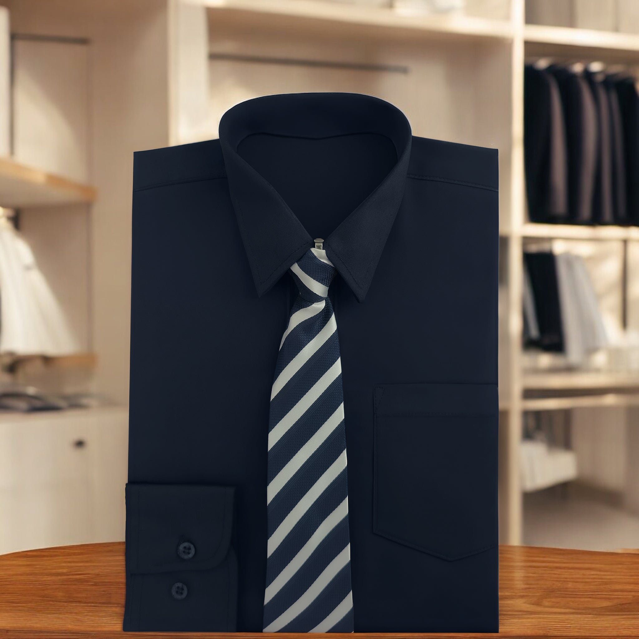 Camisa Manga Larga Marino