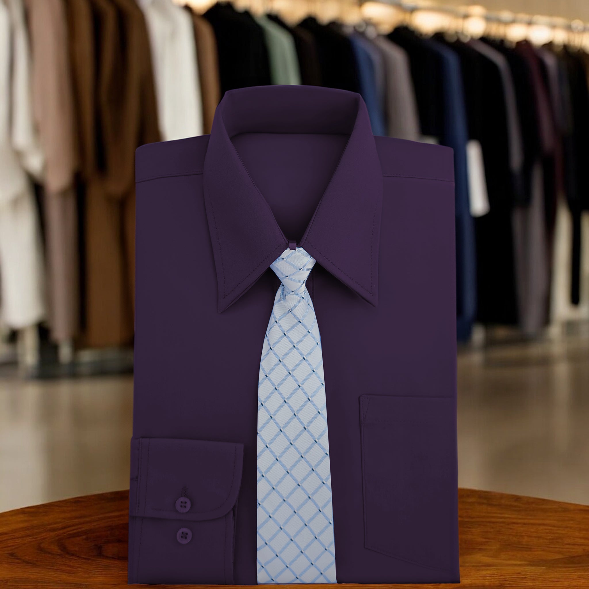 Camisa Manga Larga Morado