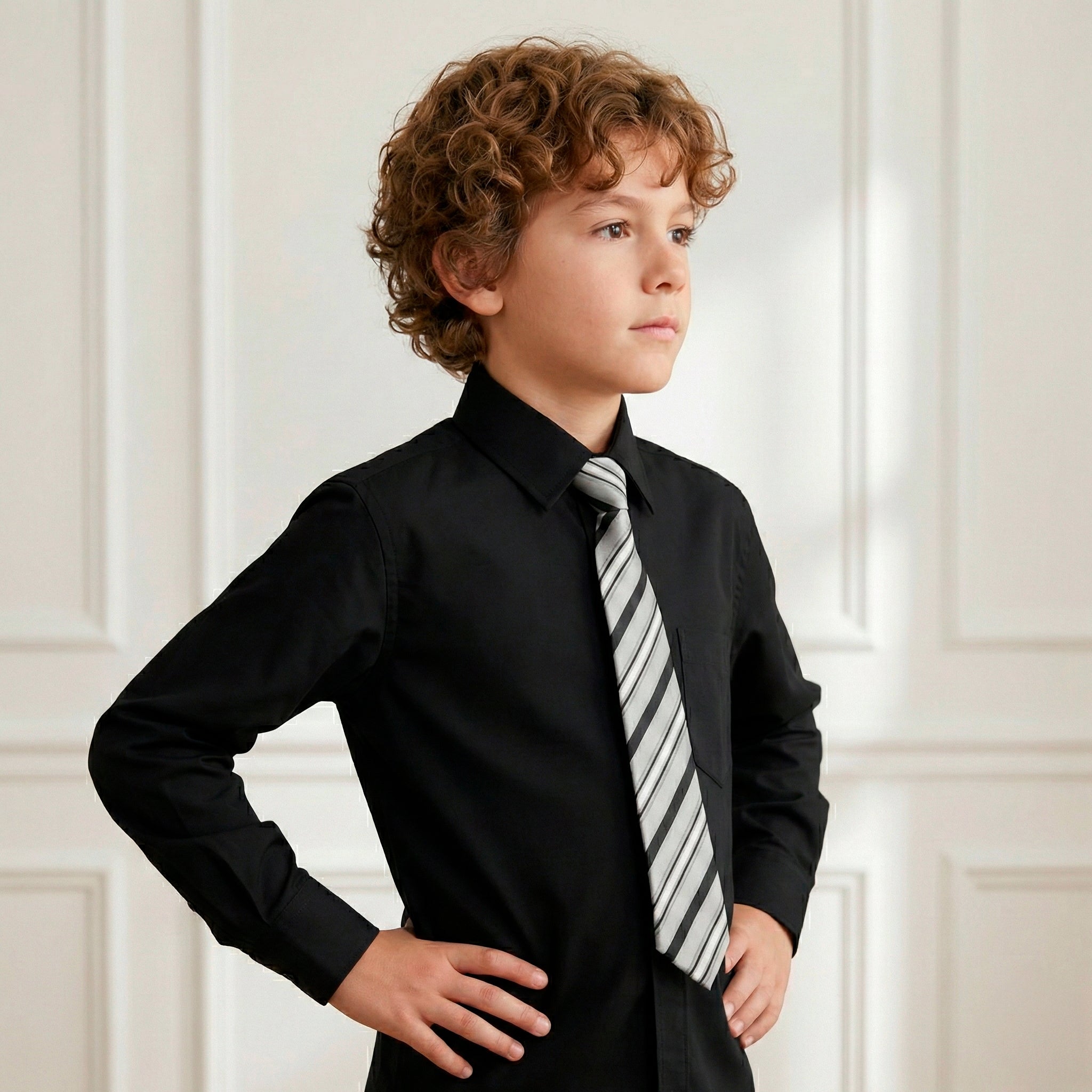 Camisa Manga Larga Negro