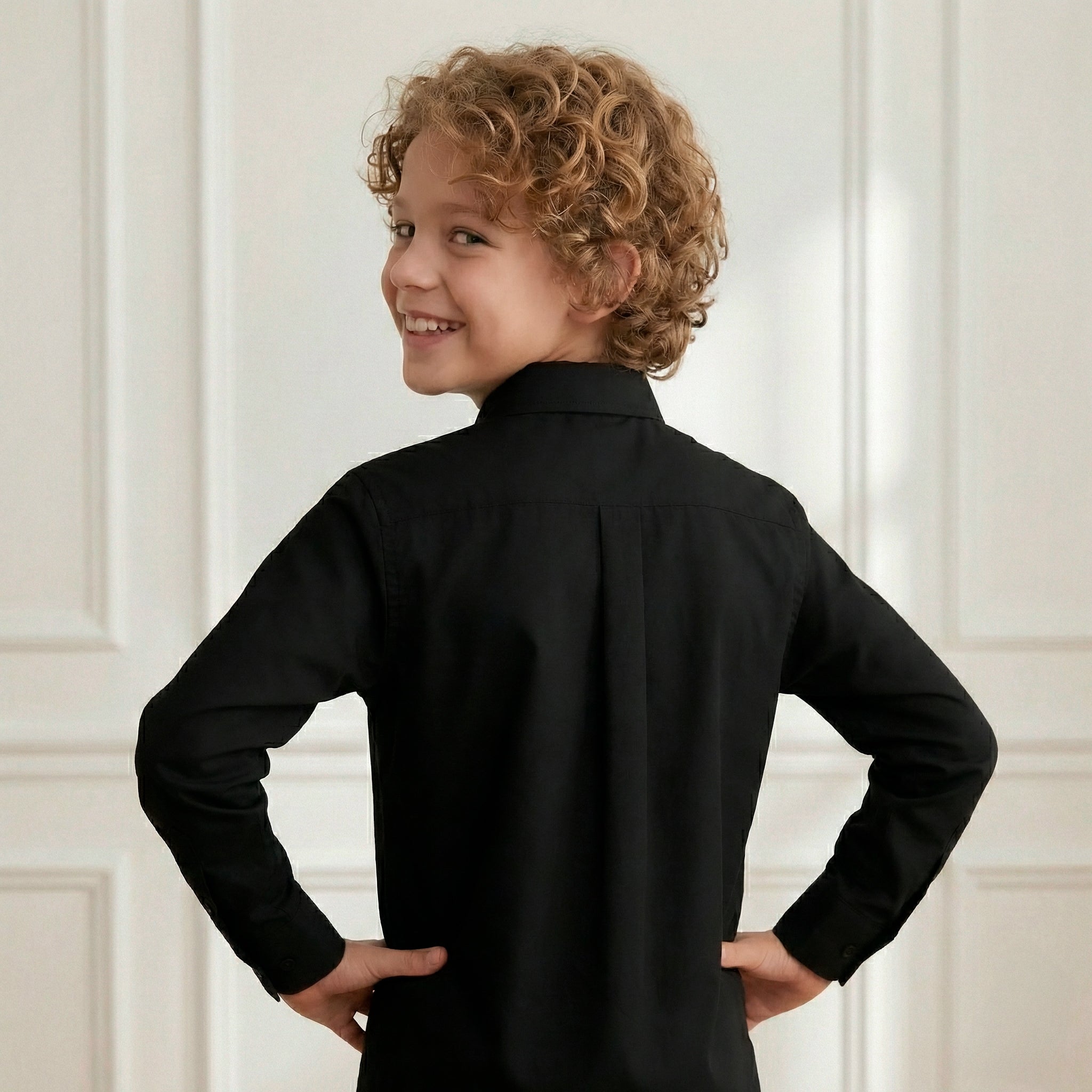 Camisa Manga Larga Negro