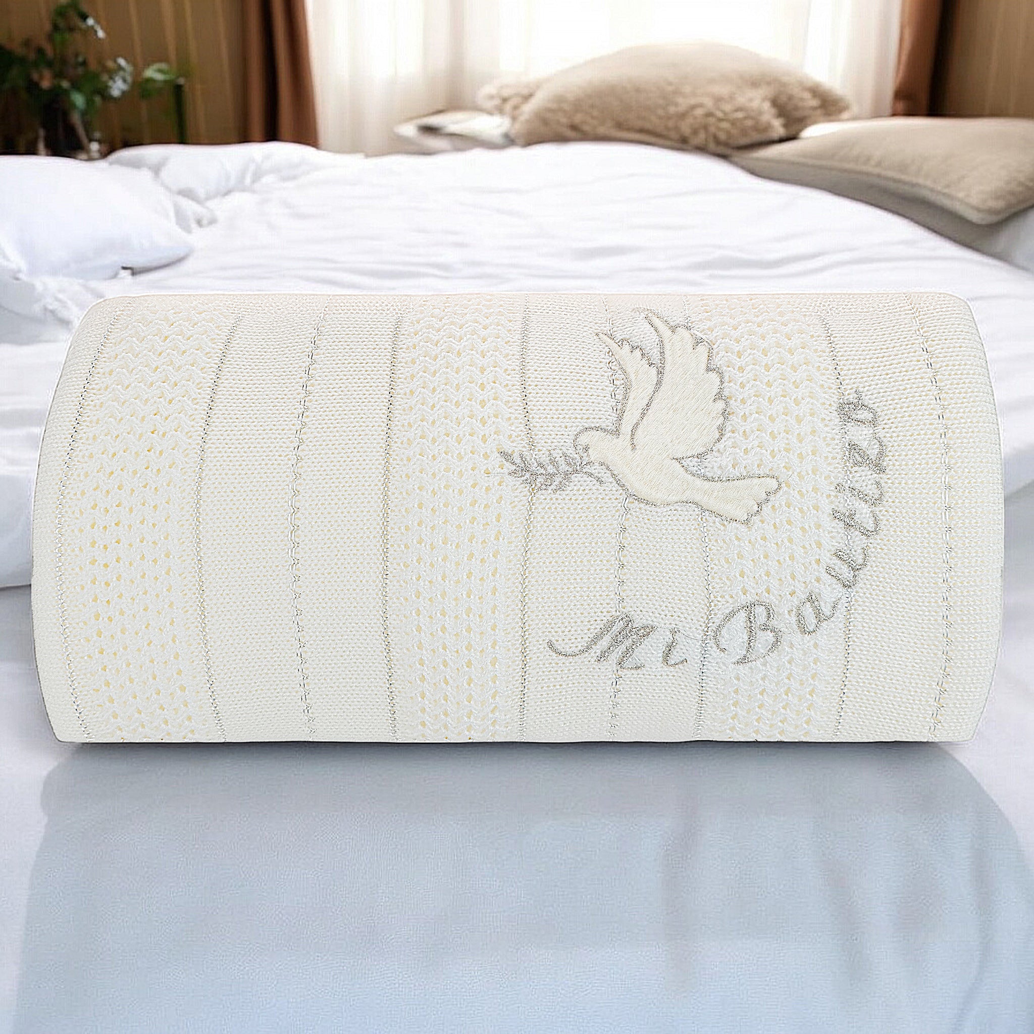 Cobija Bautizo Lineal Forrada y Bordado A90