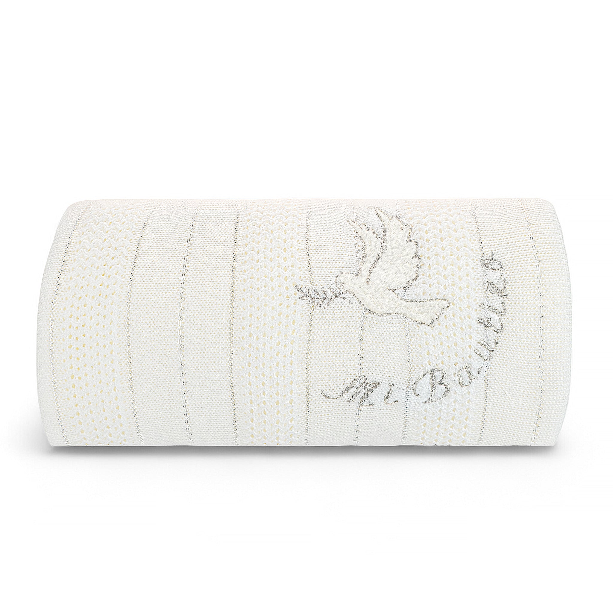 Cobija Bautizo Lineal Forrada y Bordado A90