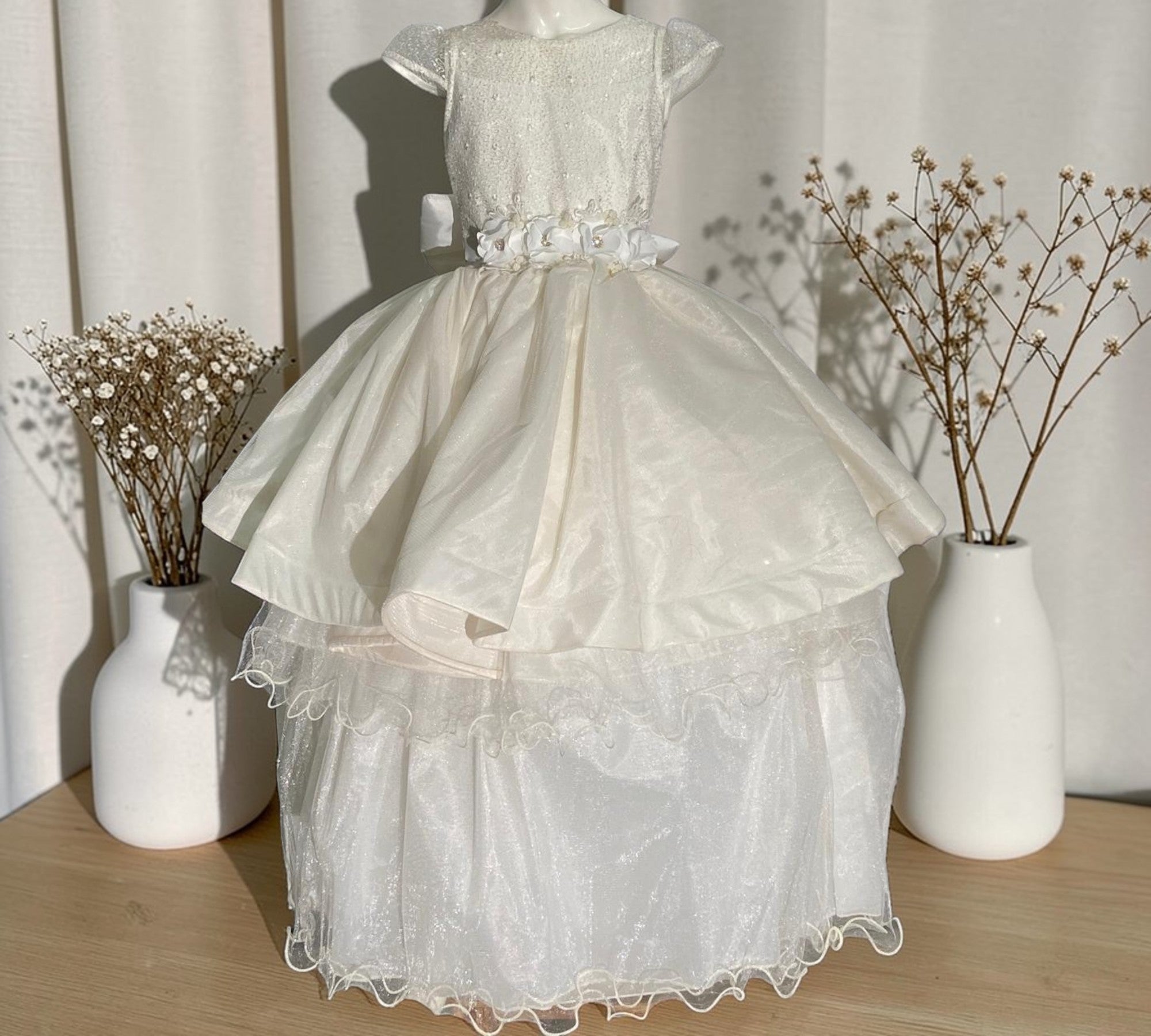 Vestido Primera Comunión Desmontable Cristy