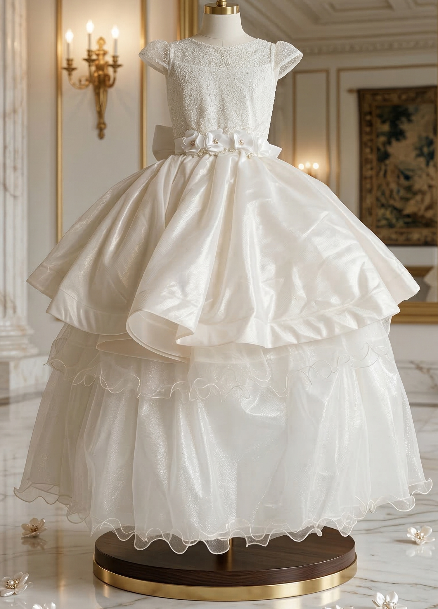 Vestido Primera Comunión Desmontable Cristy