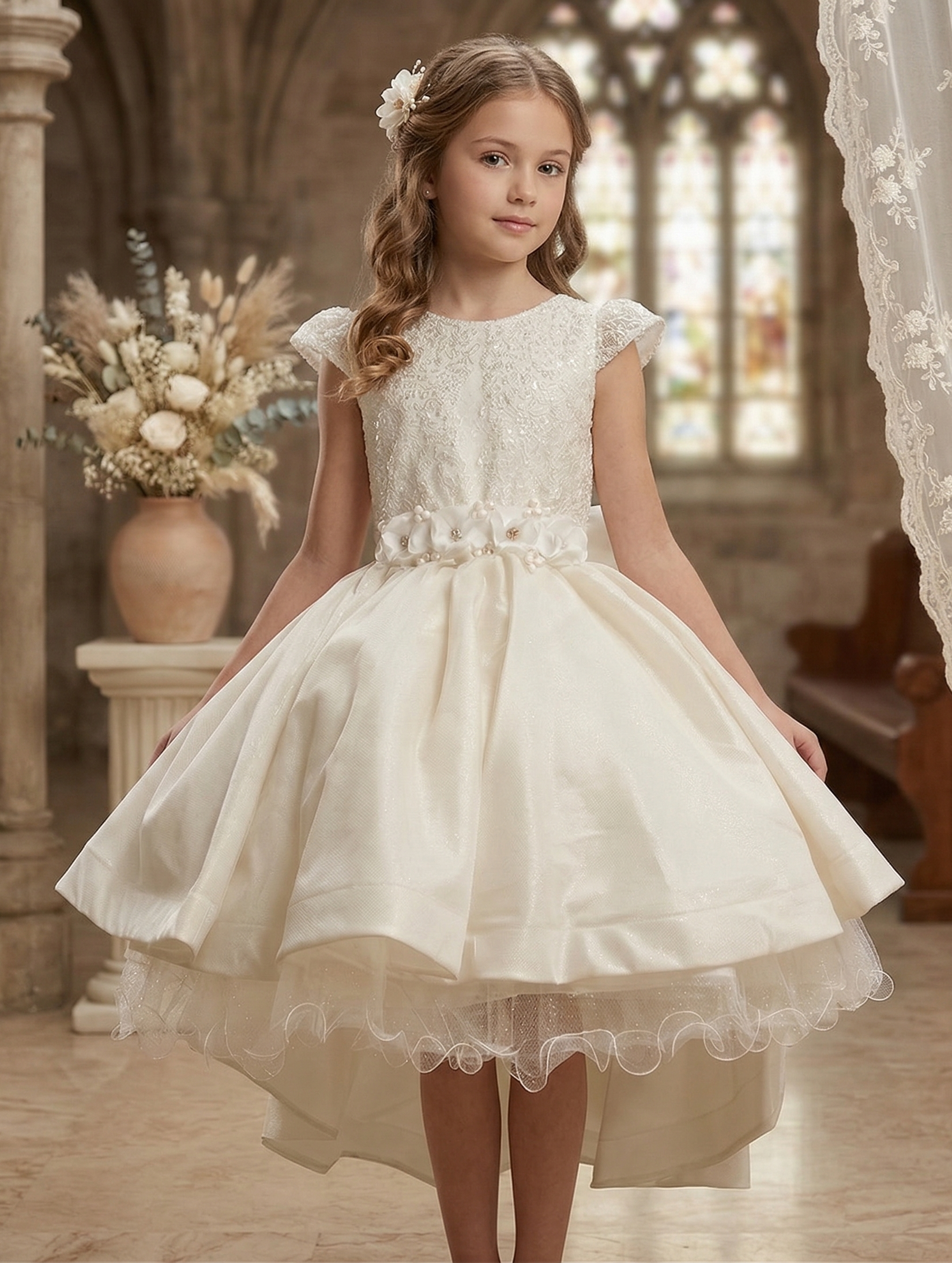 Vestido Primera Comunión Desmontable Cristy
