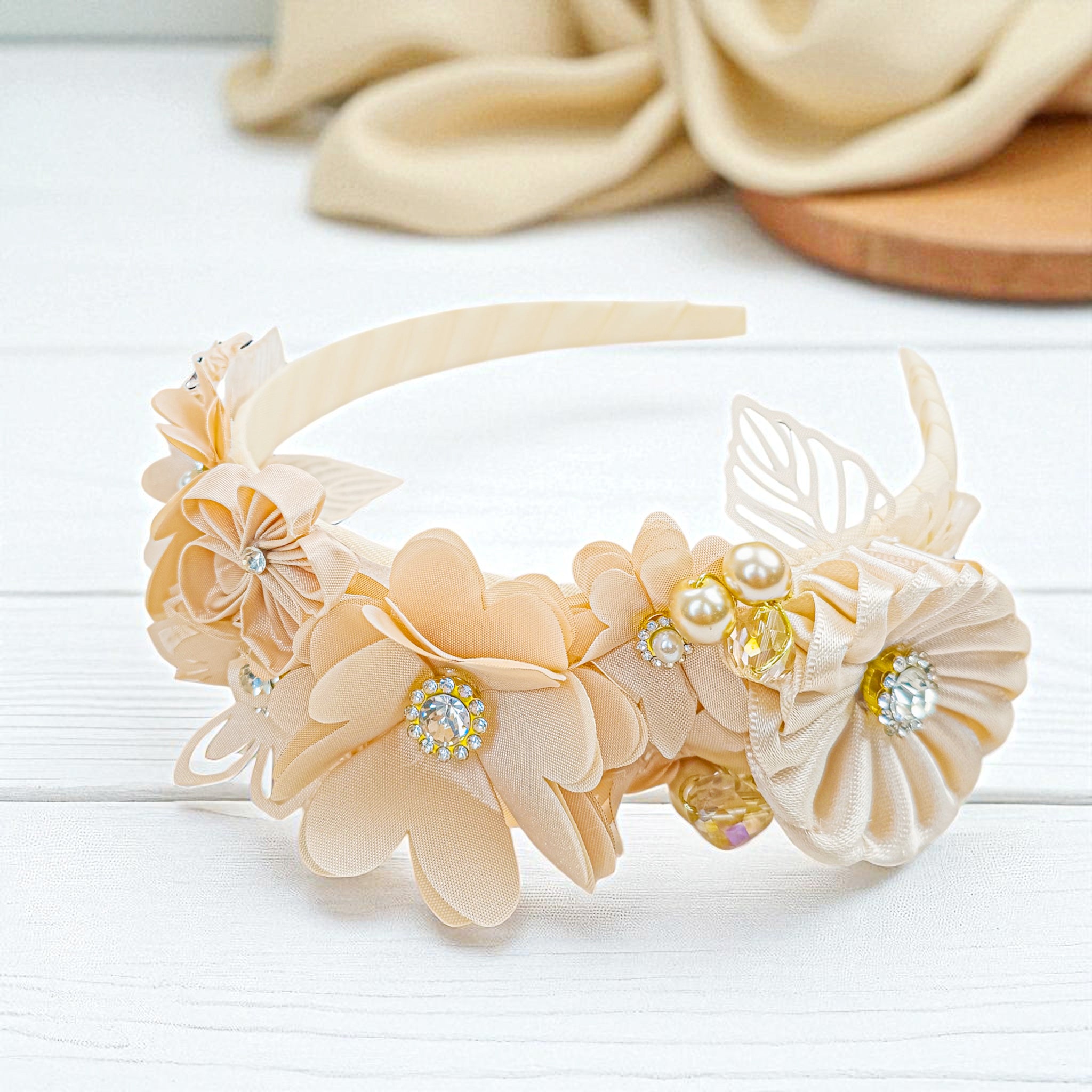 Diadema Bautizo Flores 105