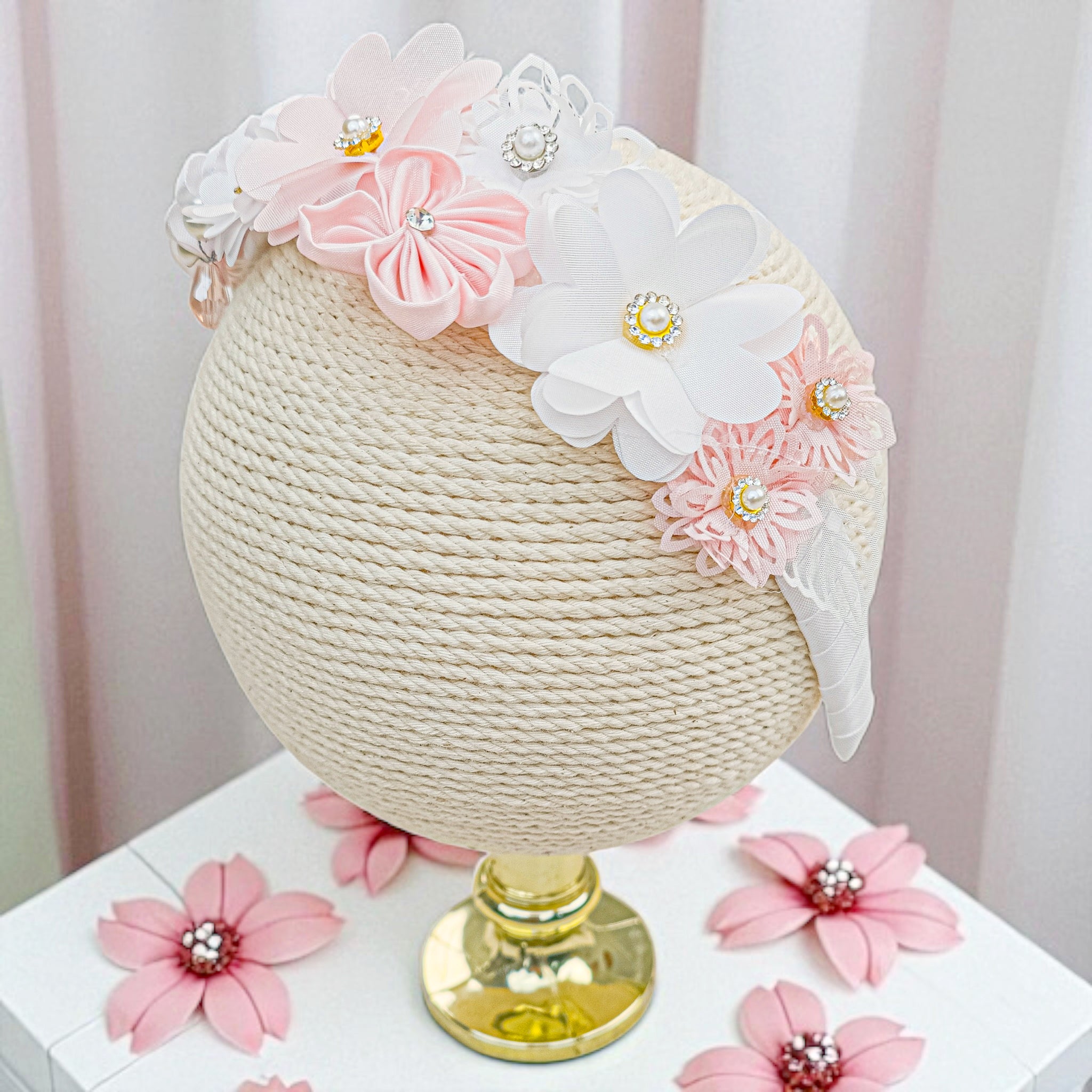 Diadema Bautizo Flores 105