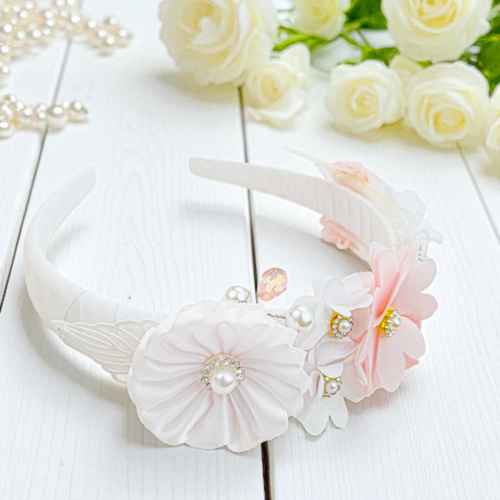 Diadema Bautizo Flores 105