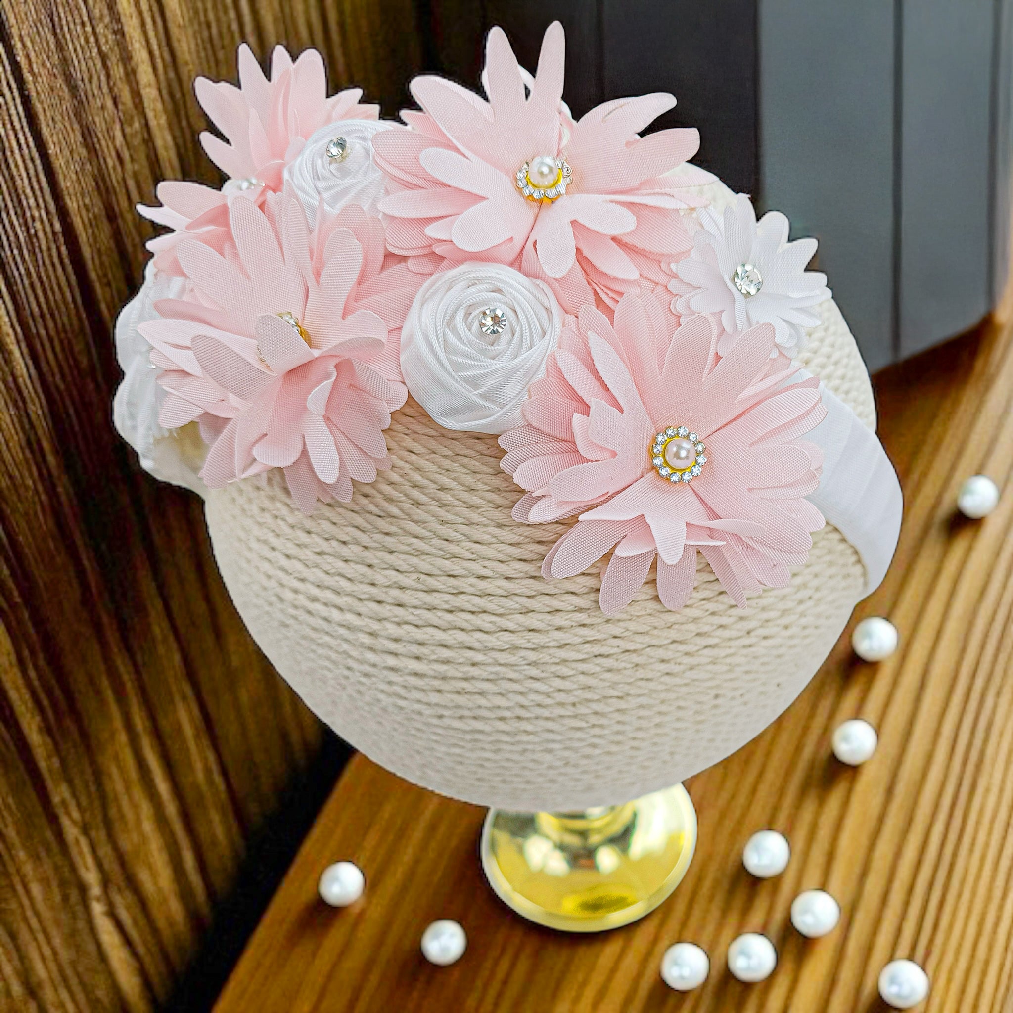 Diadema Bautizo Flores #101