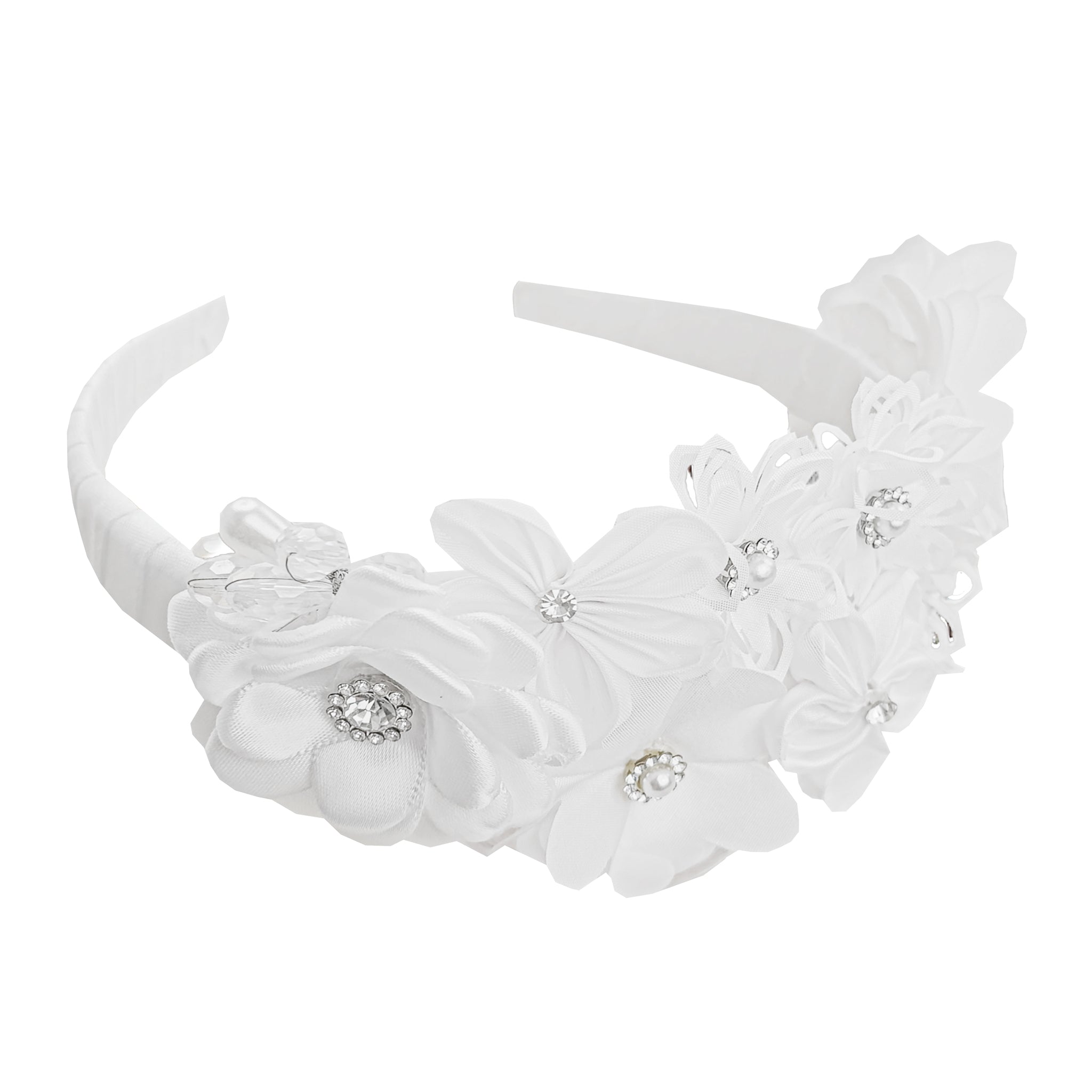 Diadema Bautizo Flores #102