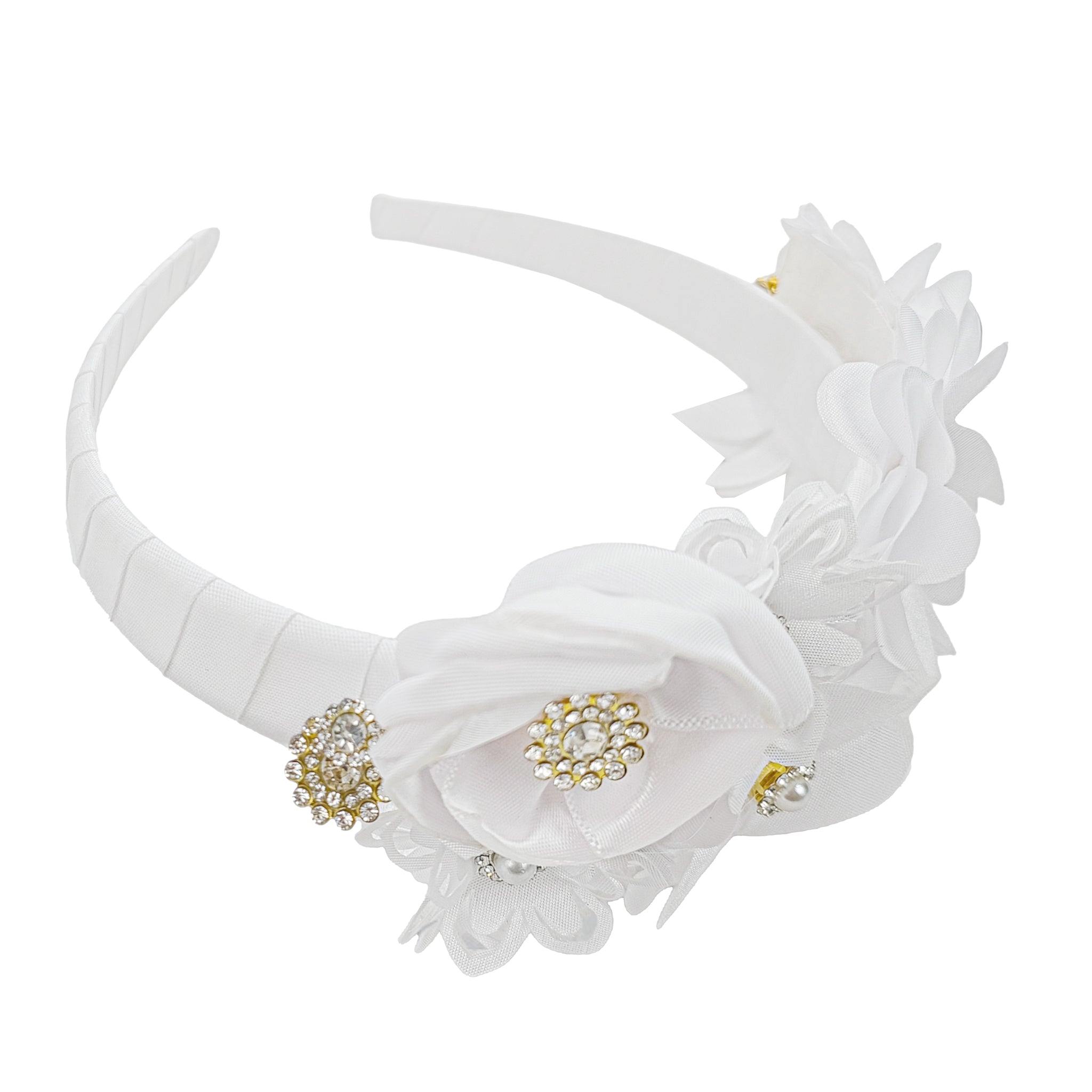 Diadema Bautizo Flores #103