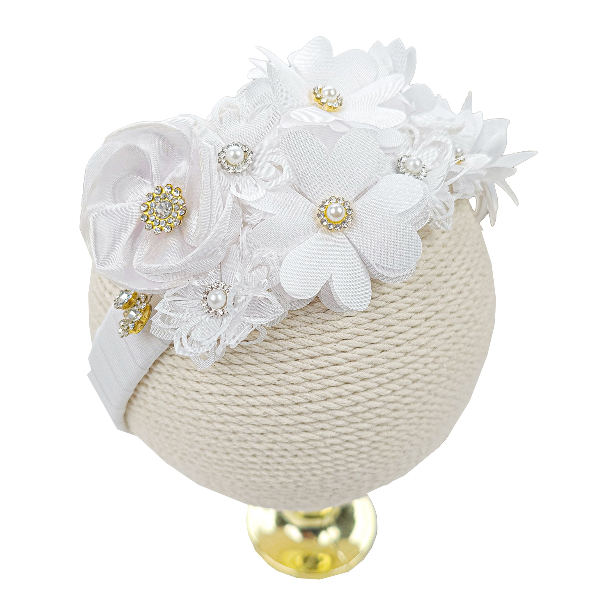 Diadema Bautizo Flores #103