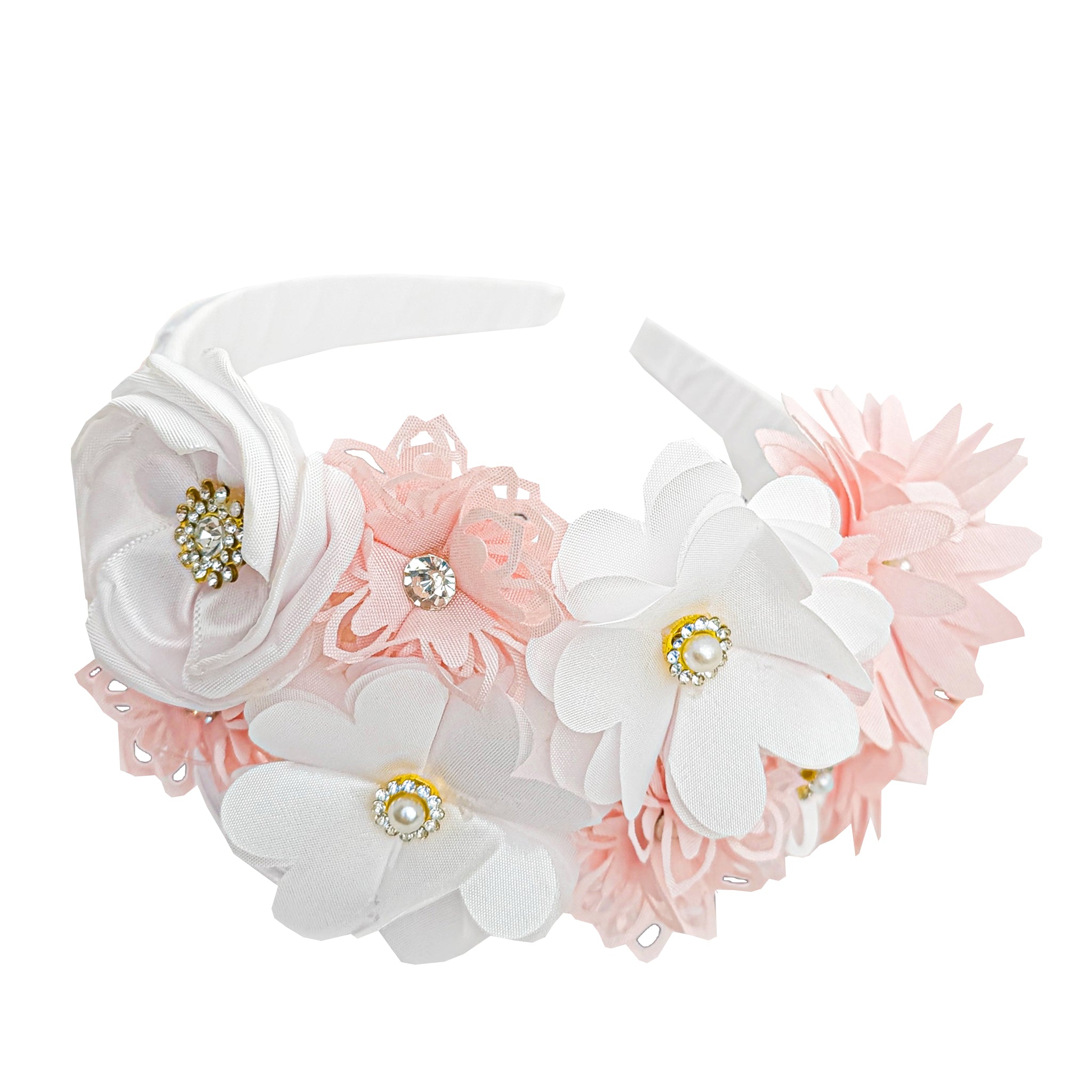 Diadema Bautizo Flores #103