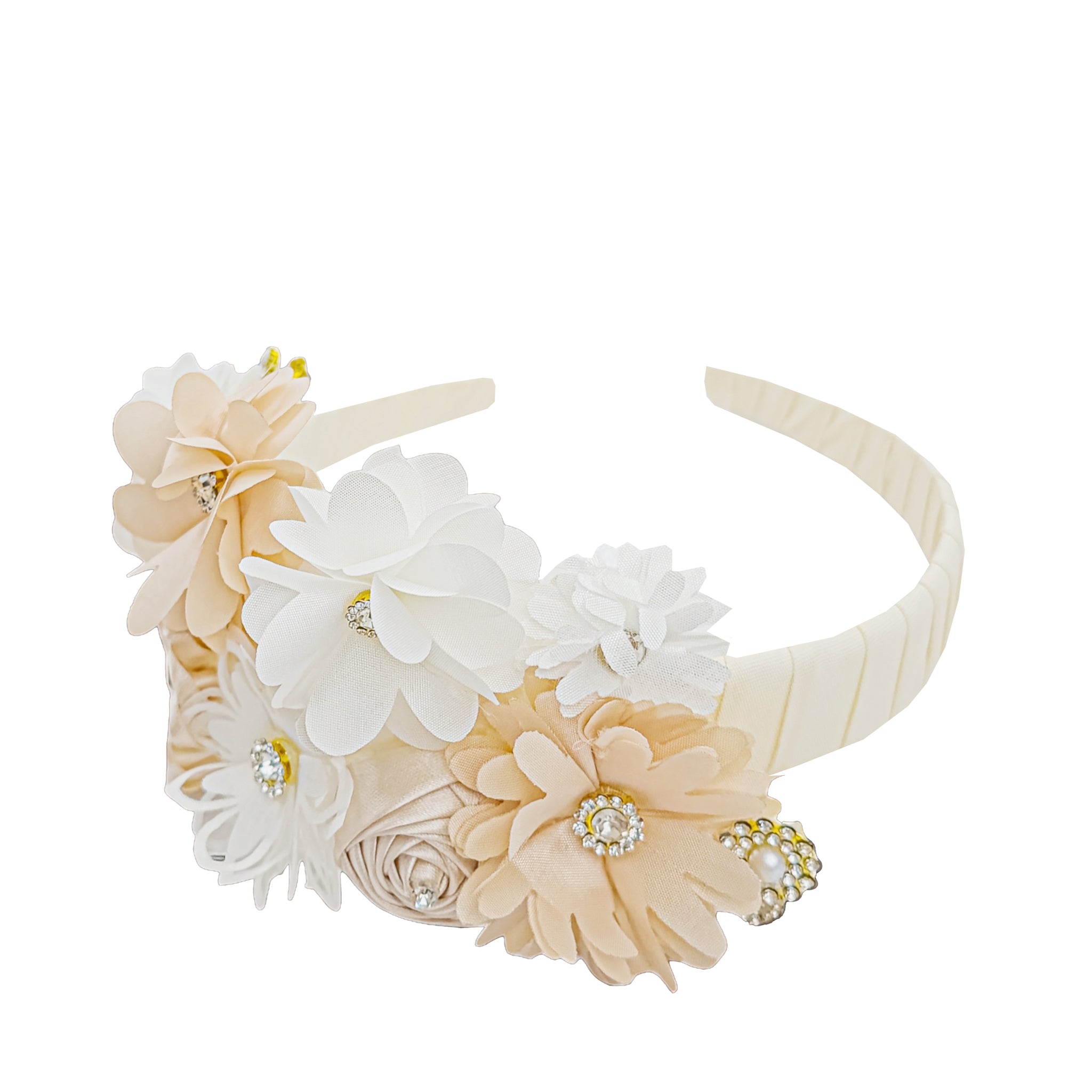 Diadema Bautizo Flores #104