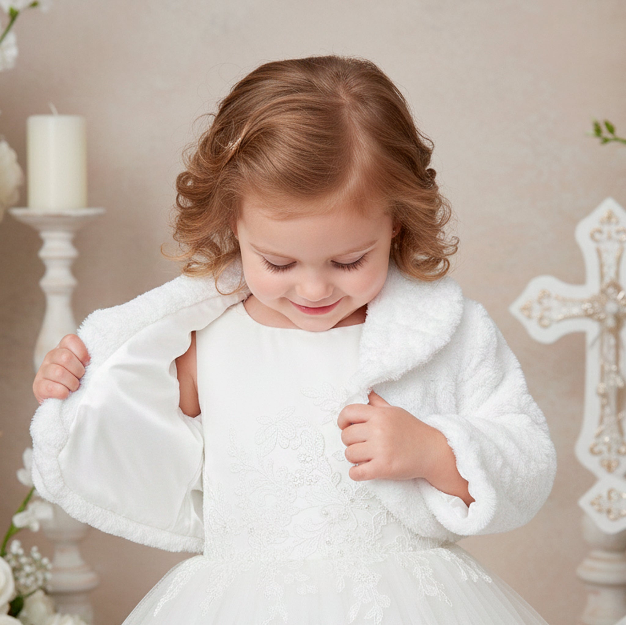 Estola de Peluche Bautizo 721